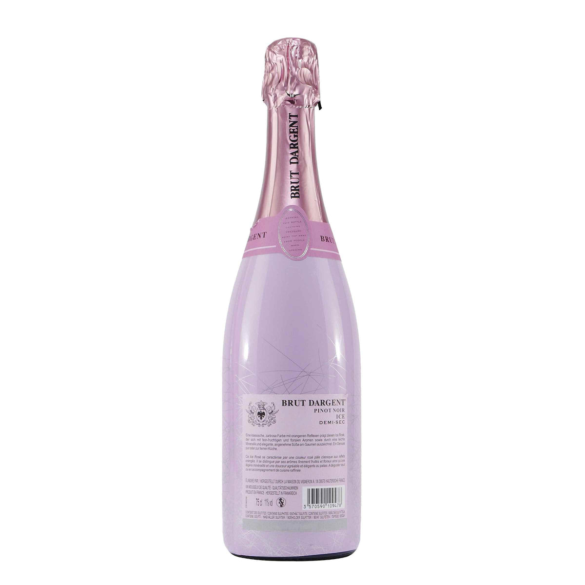 Brut Dargent Pinot Noir ICE -halbtrocken- (6 x 0,75L)