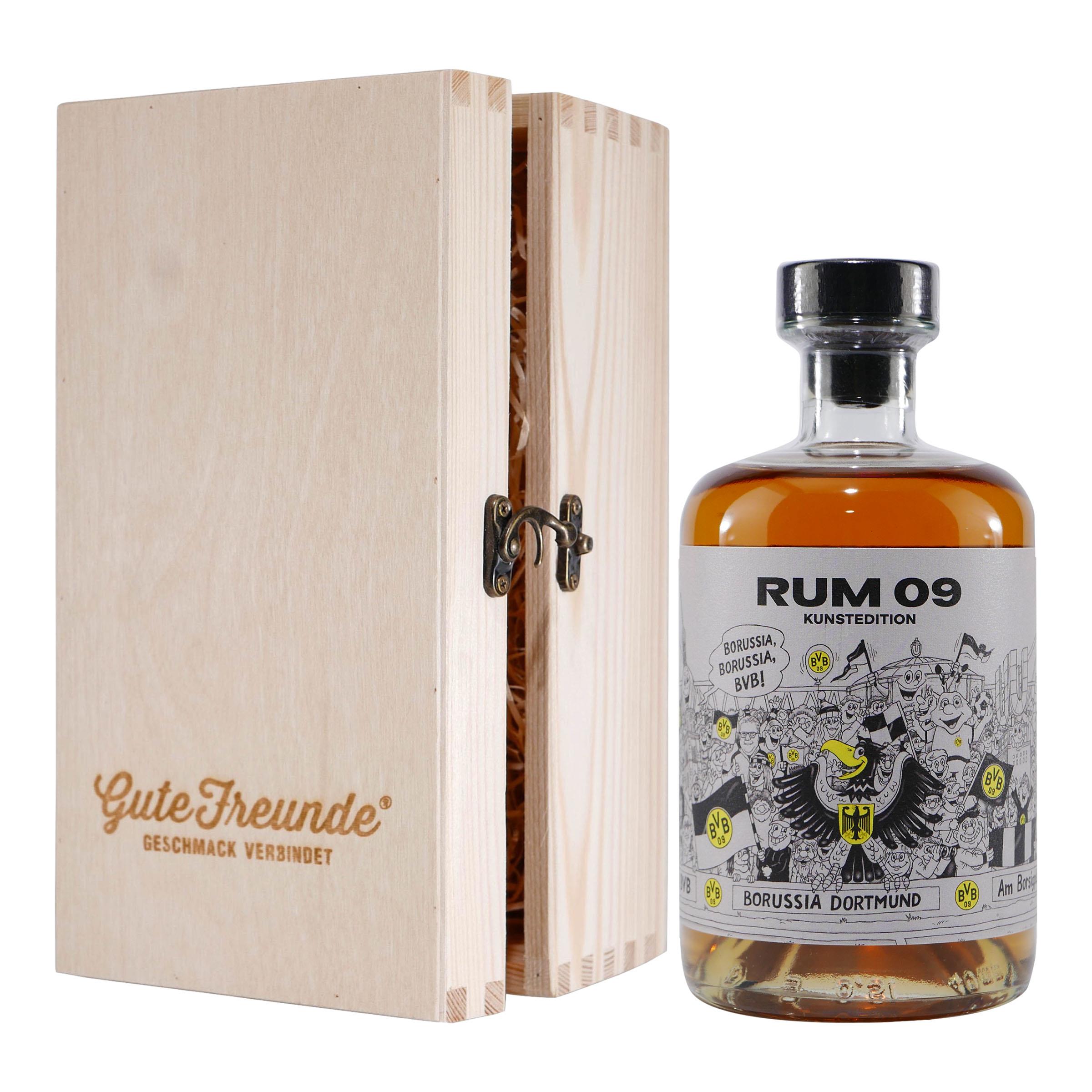 BVB Rum 09 Kunstedition mit Geschenk-Holzkiste