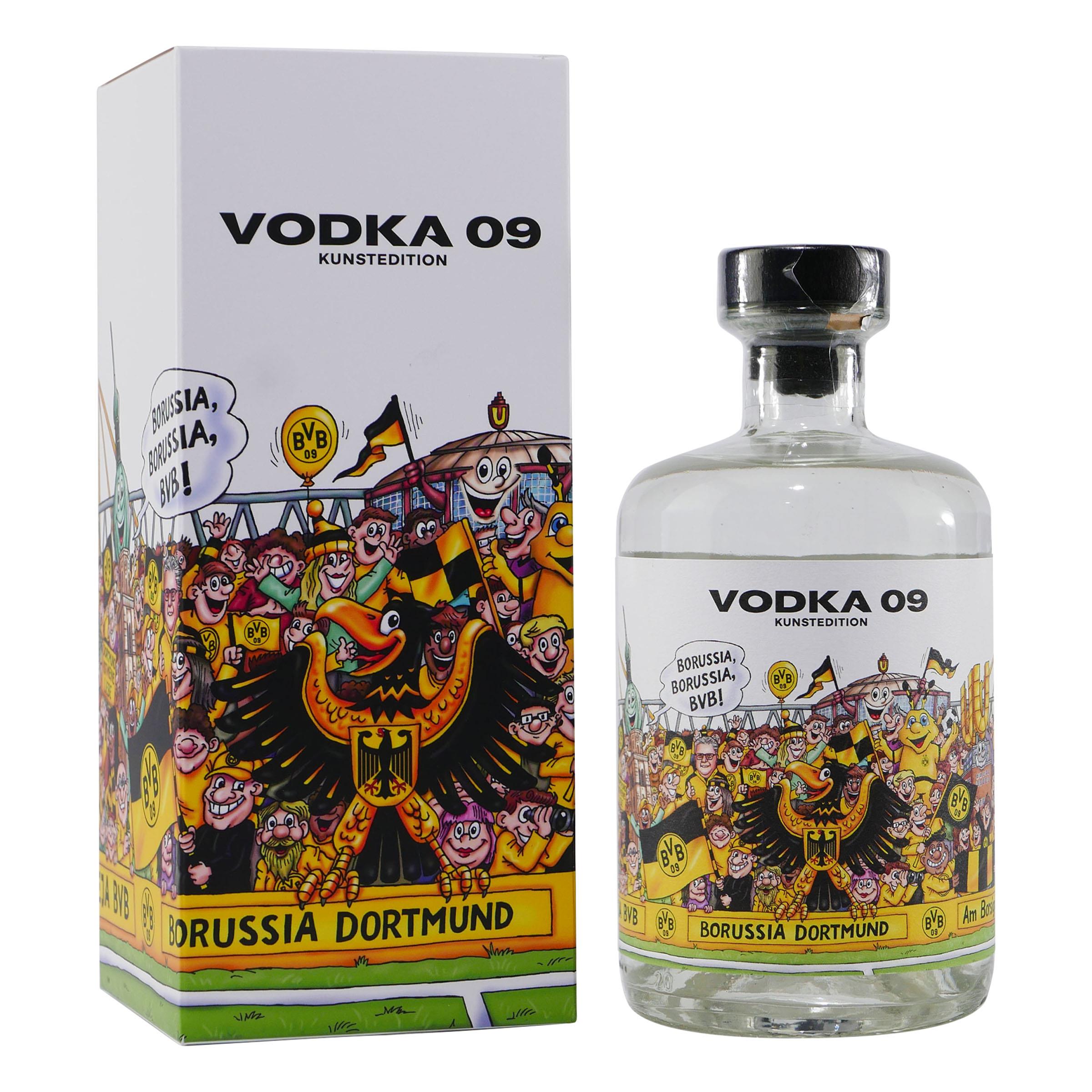 BVB Vodka 09 Kunstedition - Exklusiver Vodka für echte BVB-Fans