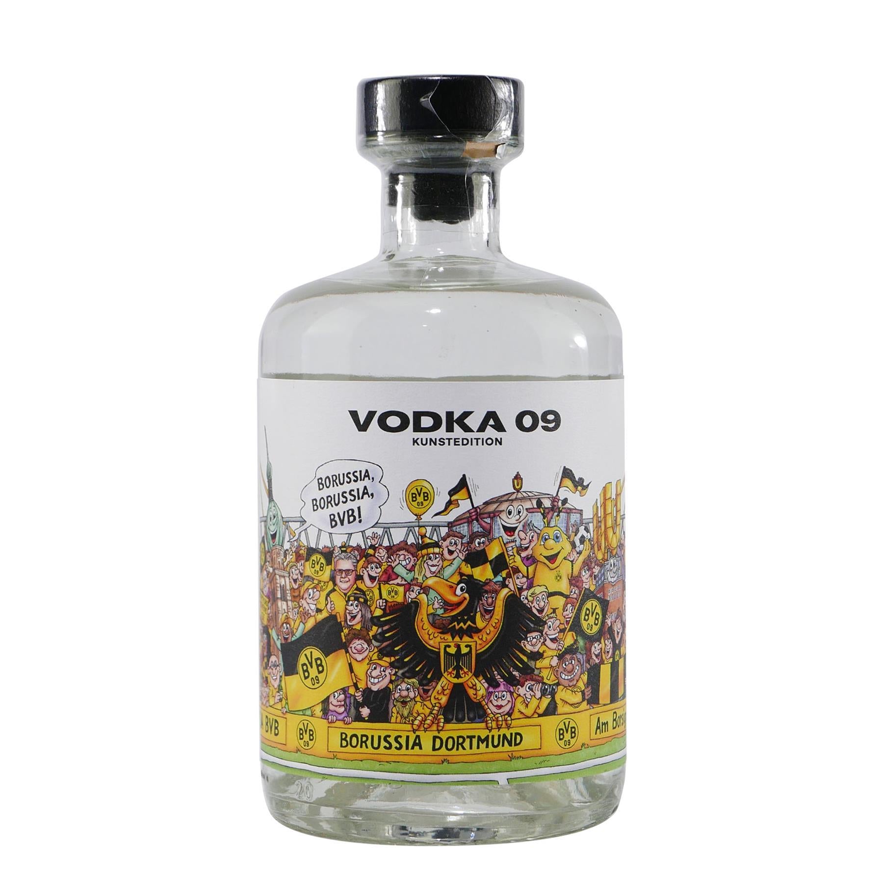 BVB Vodka 09 -Kunstedition- mit Geschenk-Holzkiste