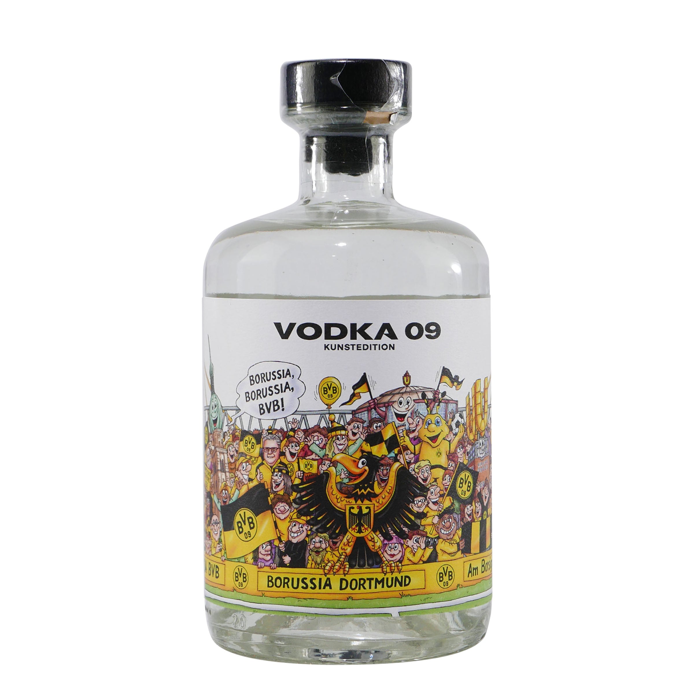 BVB Vodka 09 -Kunstedition- mit Geschenk-Holzkiste
