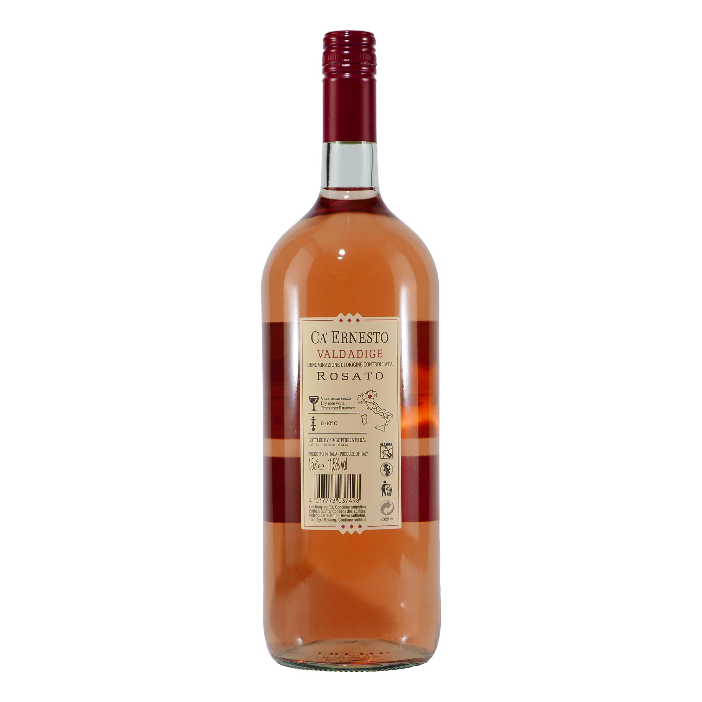 Ca´ Ernesto Valdadige Rosato DOC -trocken- 1,5L