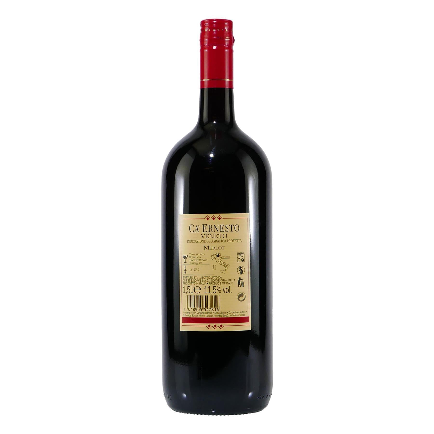Ca´ Ernesto Veneto Merlot IGP -trocken- (6 x 1,5L)