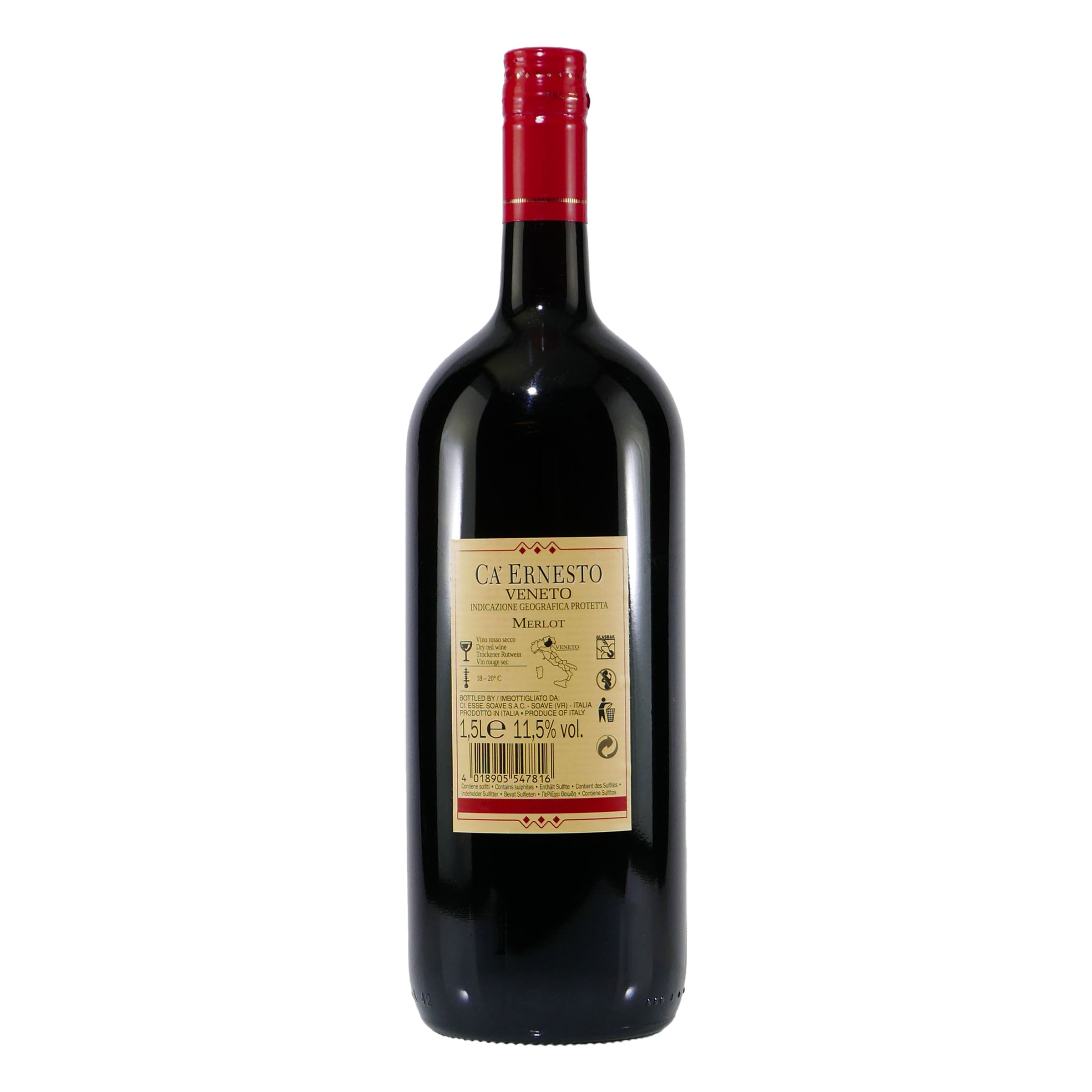 Ca´ Ernesto Veneto Merlot IGP -trocken- 1,5L