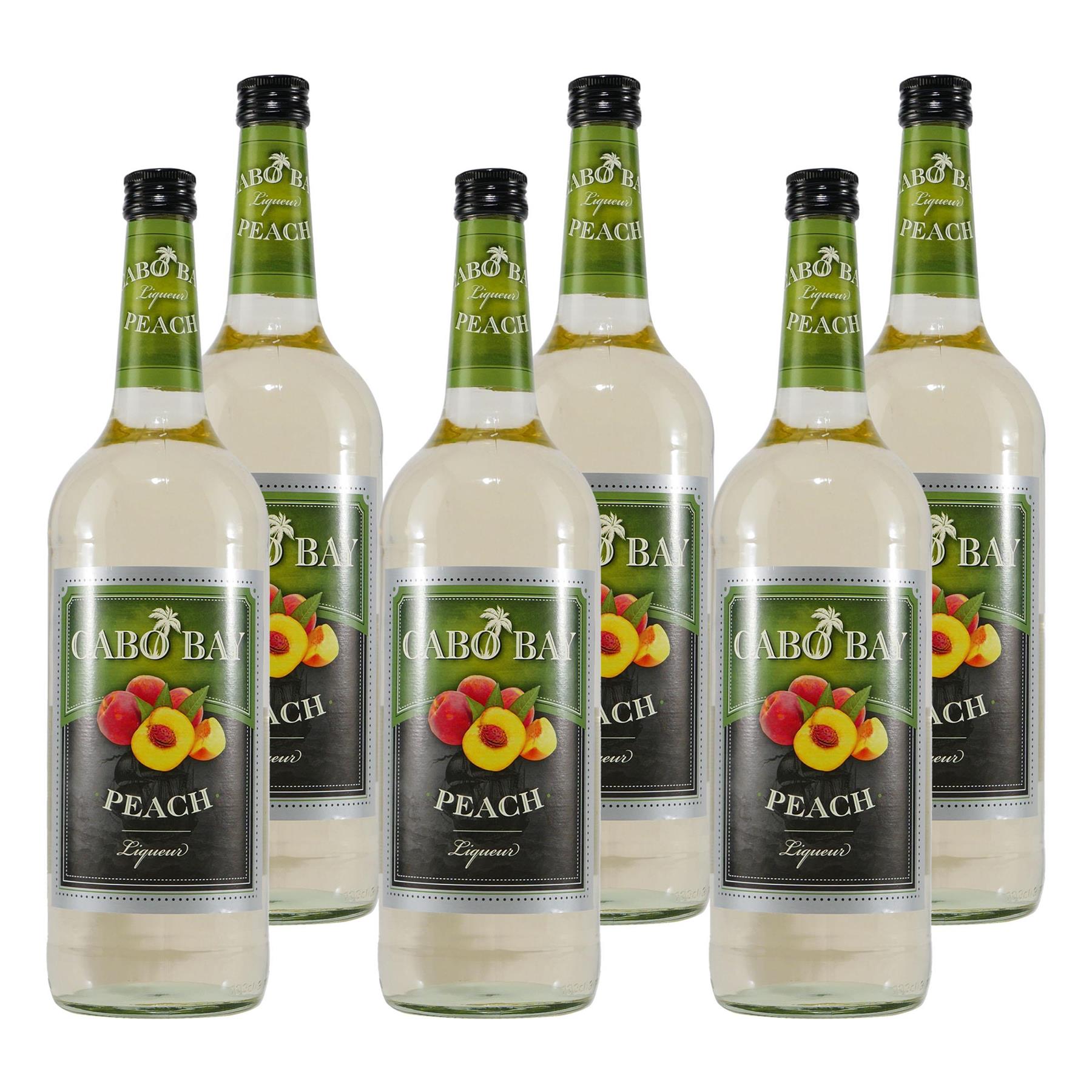 Cabo Bay - Pfirsich Likör (6 x 1,0L)