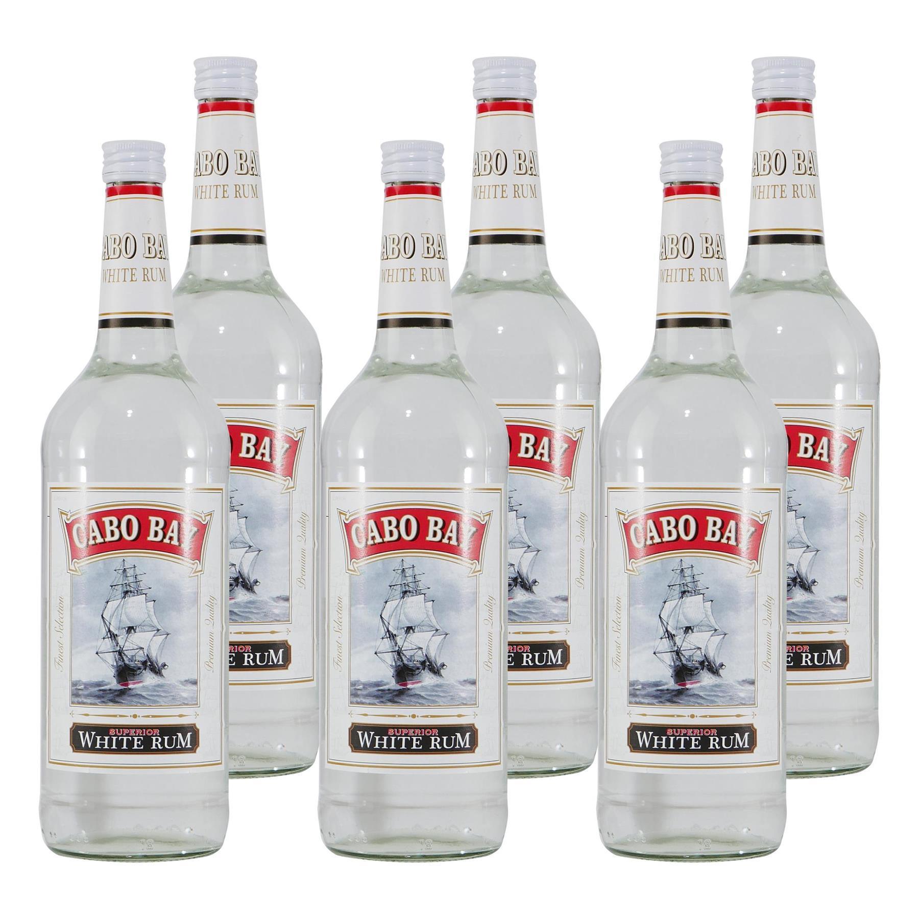 Cabo Bay White Rum (6 x 1,0L)