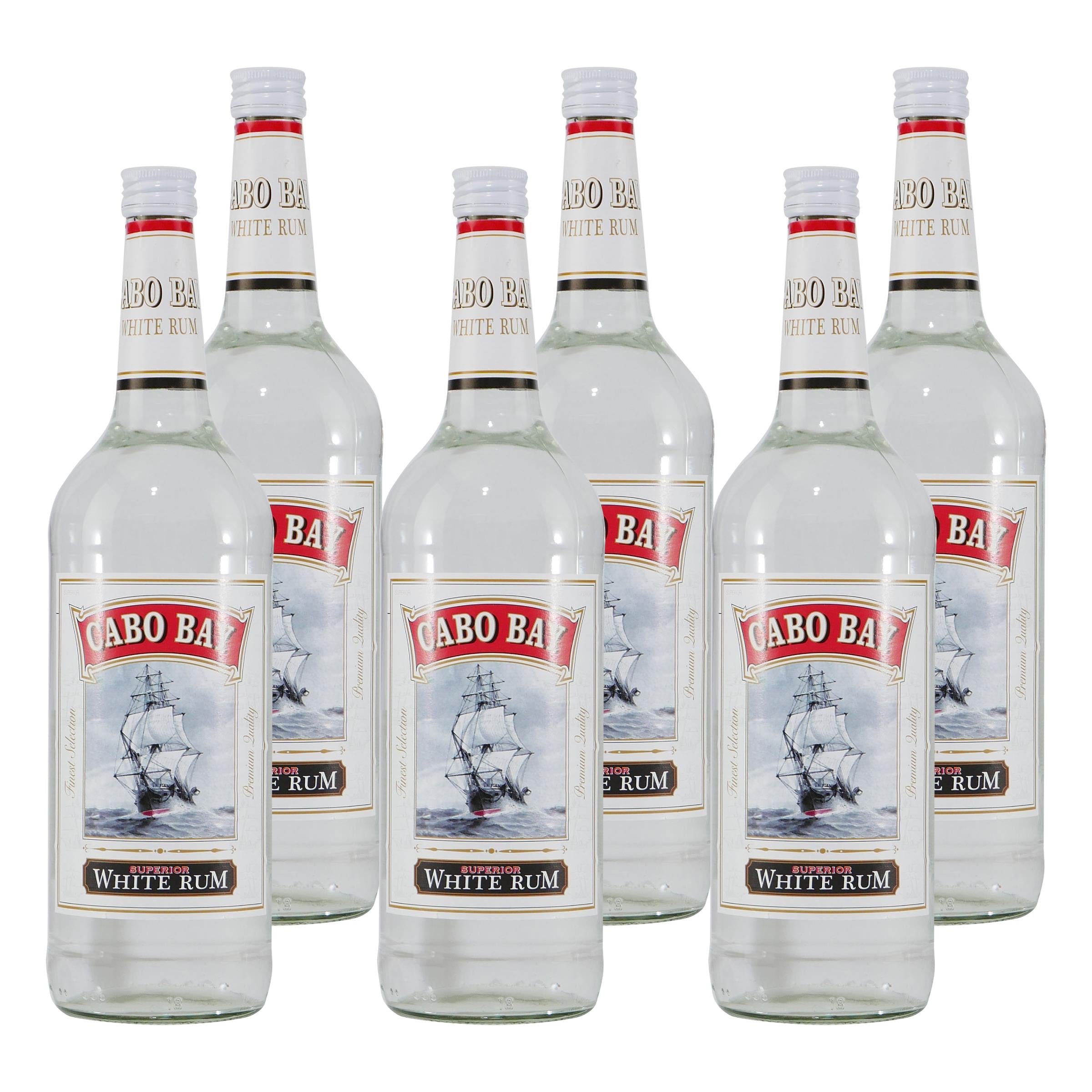 Cabo Bay White Rum (6 x 1,0L)