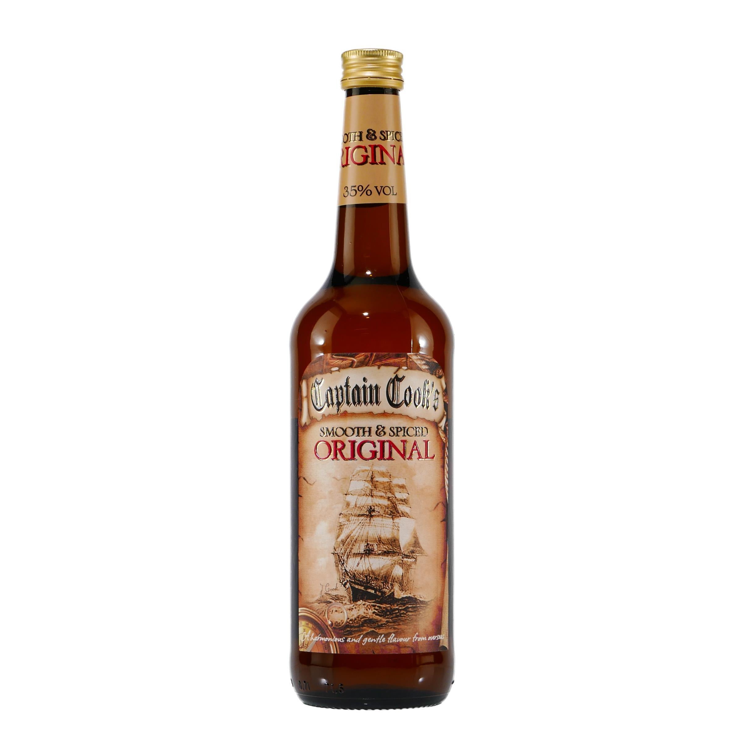 Captain Cook´s Smooth & Spiced 35% mit Geschenk-HK
