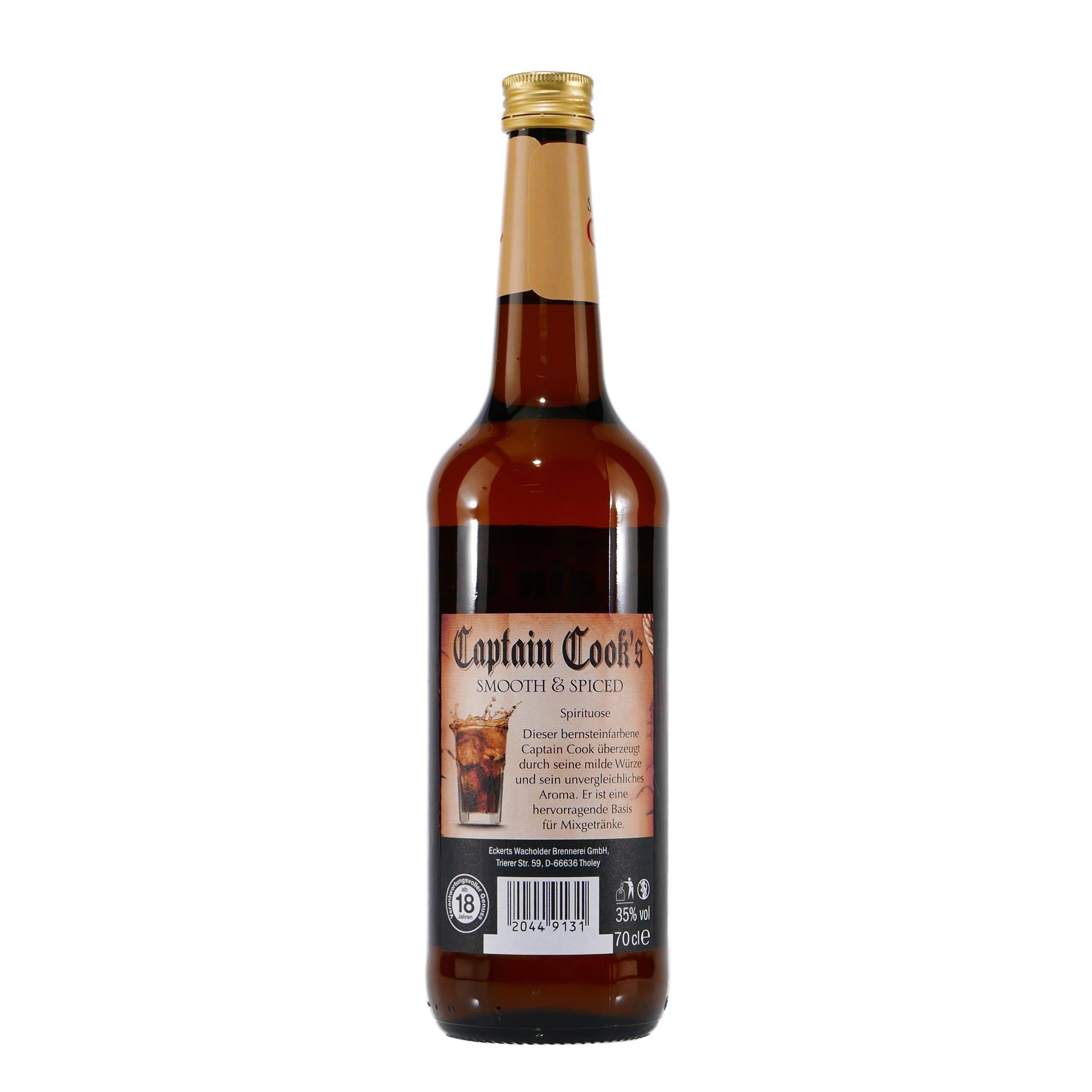 Captain Cook´s Smooth & Spiced 35% mit Geschenk-HK