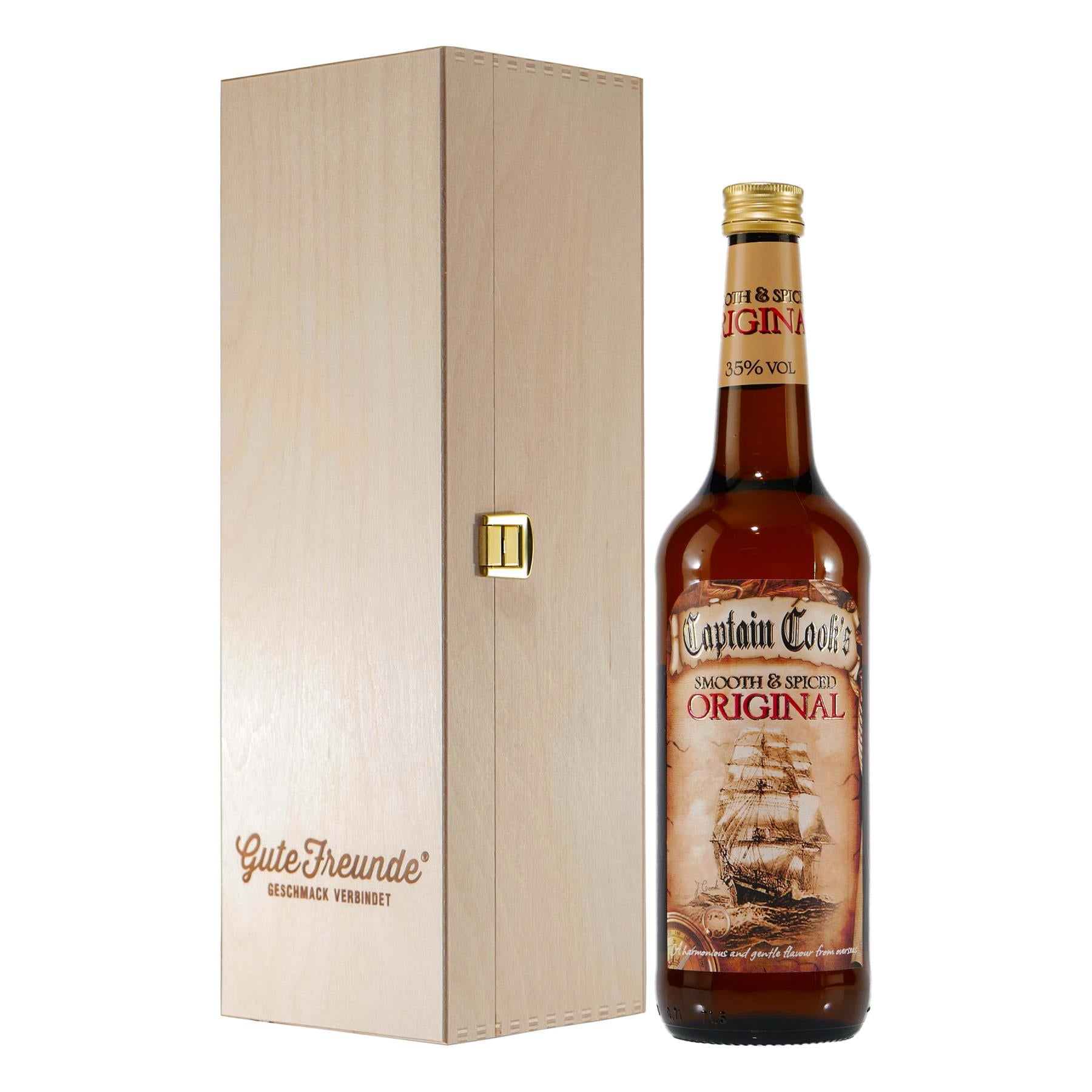 Captain Cook´s Smooth & Spiced 35% mit Geschenk-HK