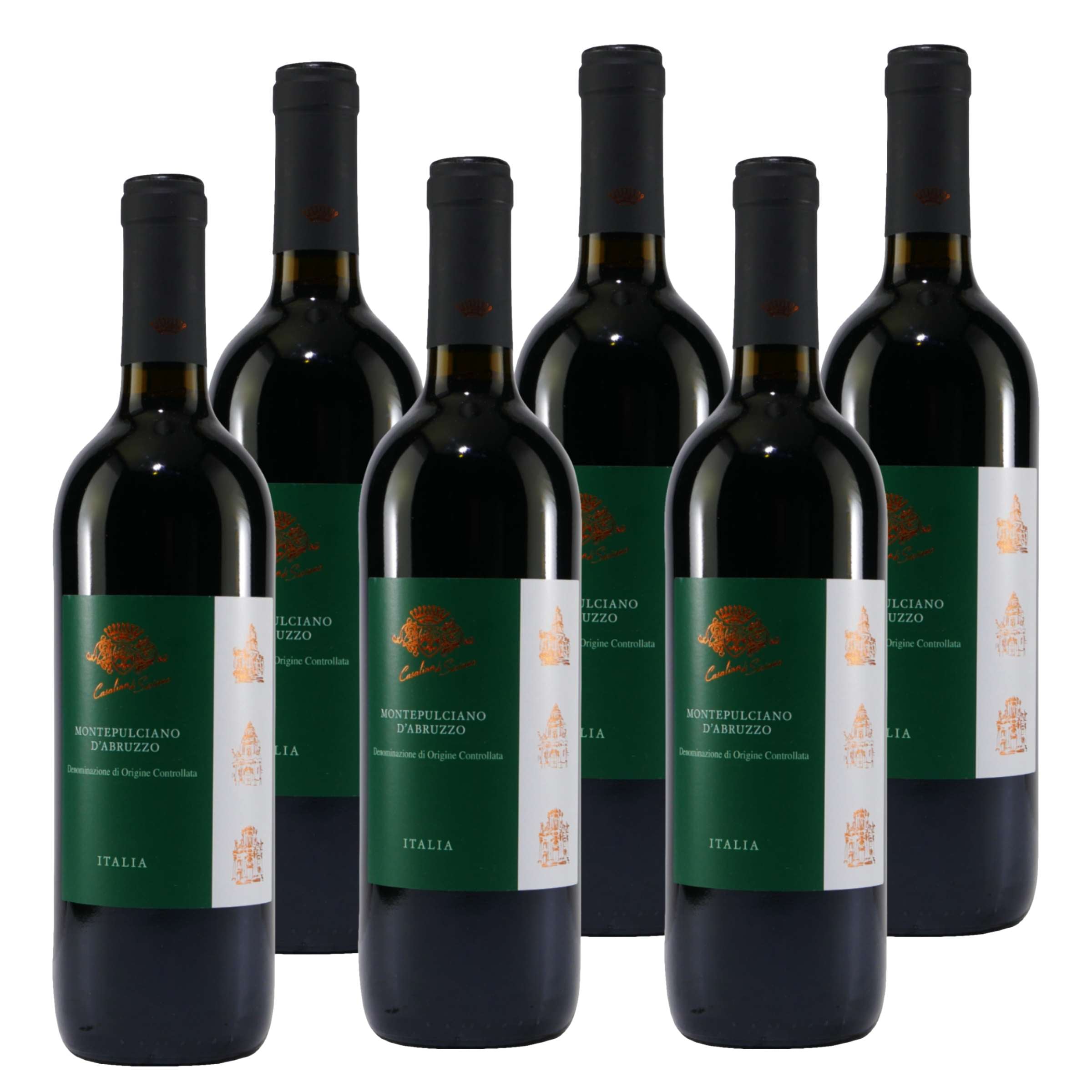 Montepulciano D'Abruzzo Rotwein DOC -trocken- (6 x 0,75L)