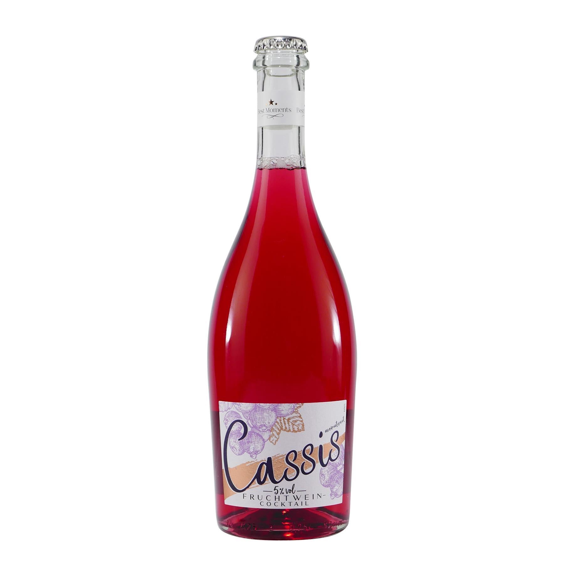 Cassis Fruchtwein Cocktail