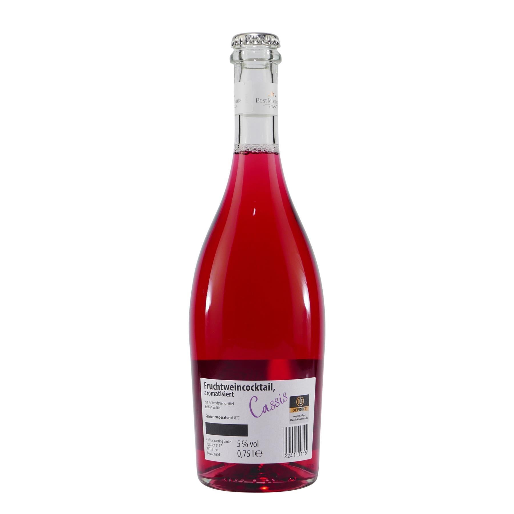 Cassis Fruchtwein Cocktail