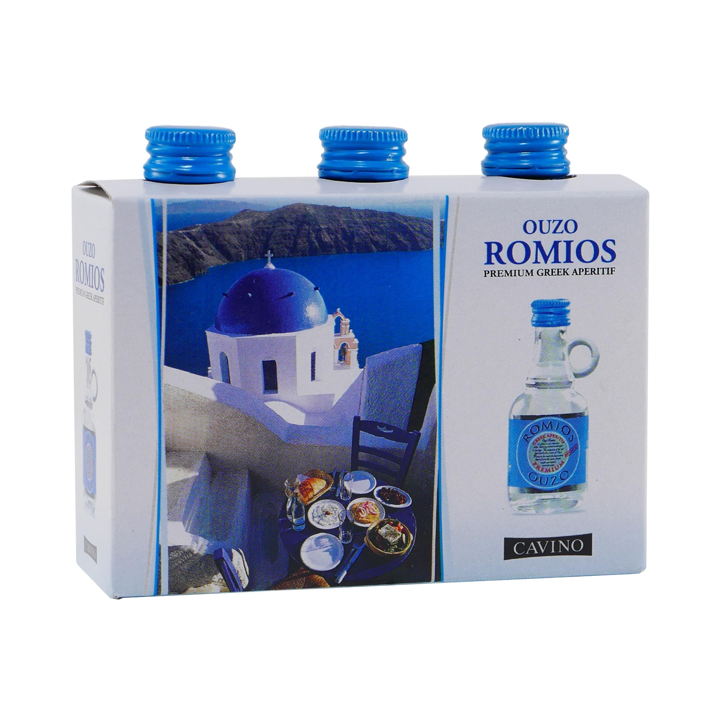 Cavino Romios Ouzo (3 x 0,04L)