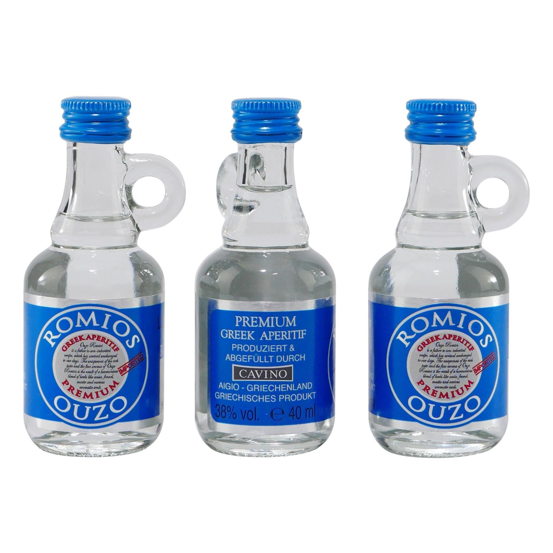 Cavino Romios Ouzo (3 x 0,04L)