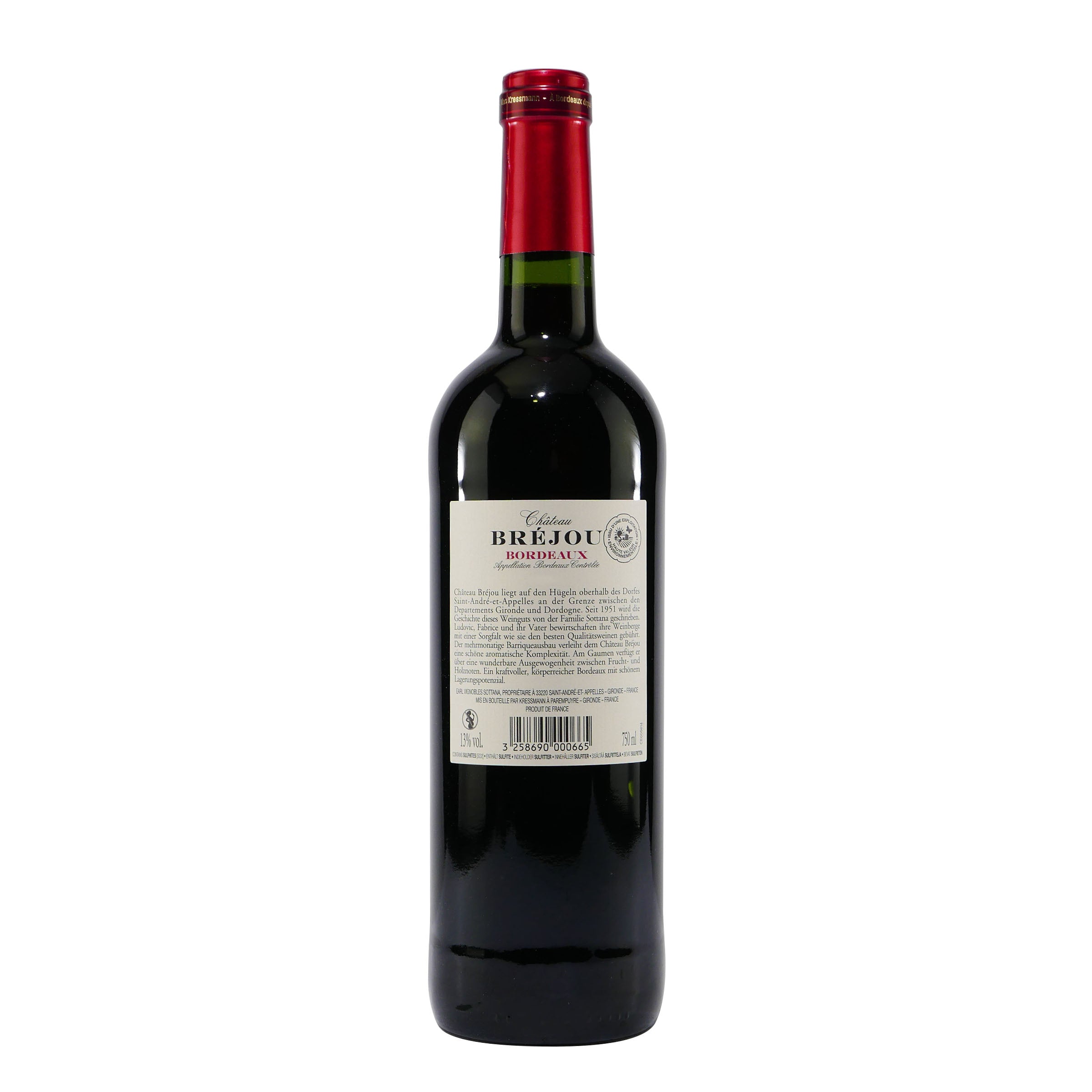 Château Bréjou Bordeaux AOC -trocken- (6 x 0,75L)