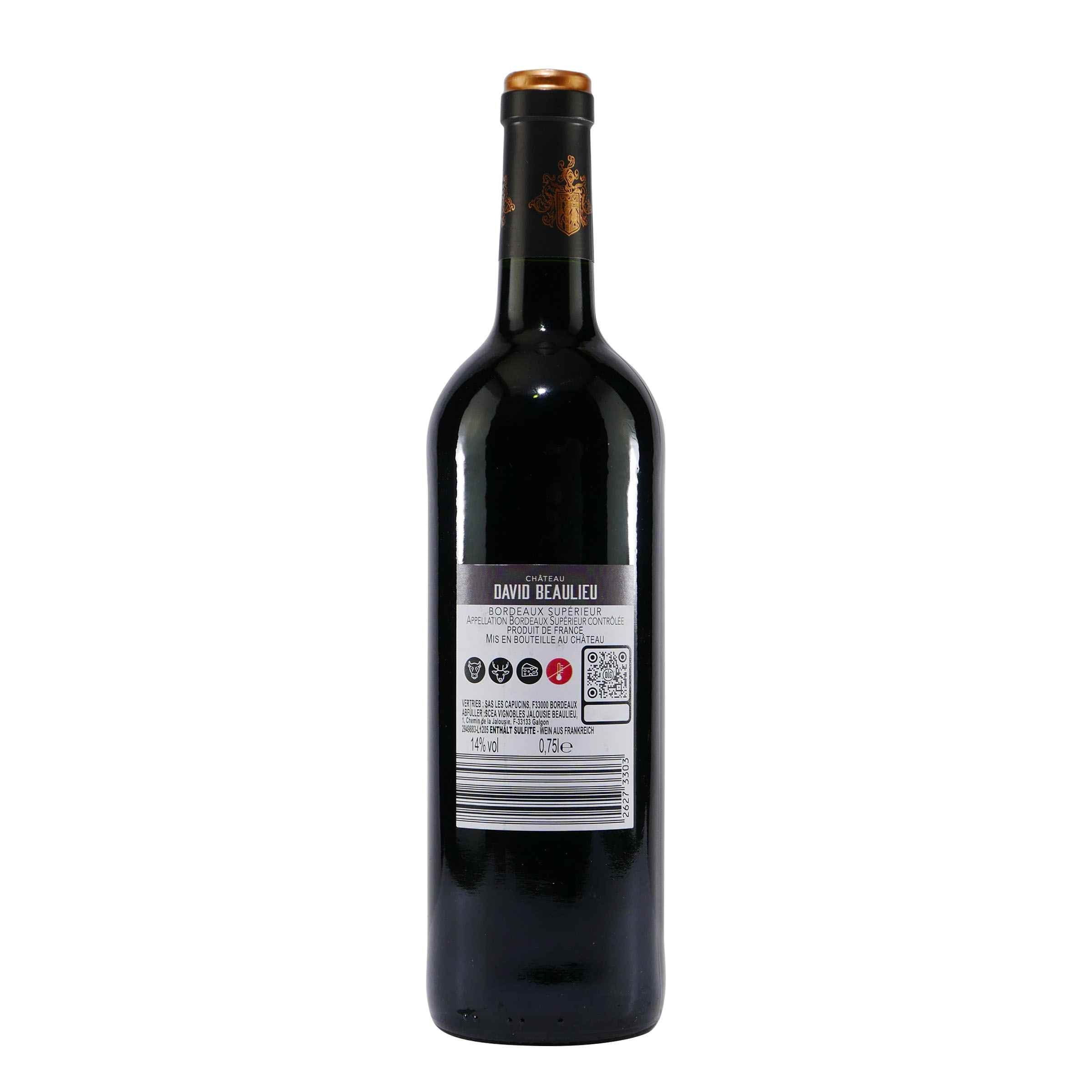 David Beaulieu Bordeaux Supérieur AOP -trocken- (6 x 0,75L)
