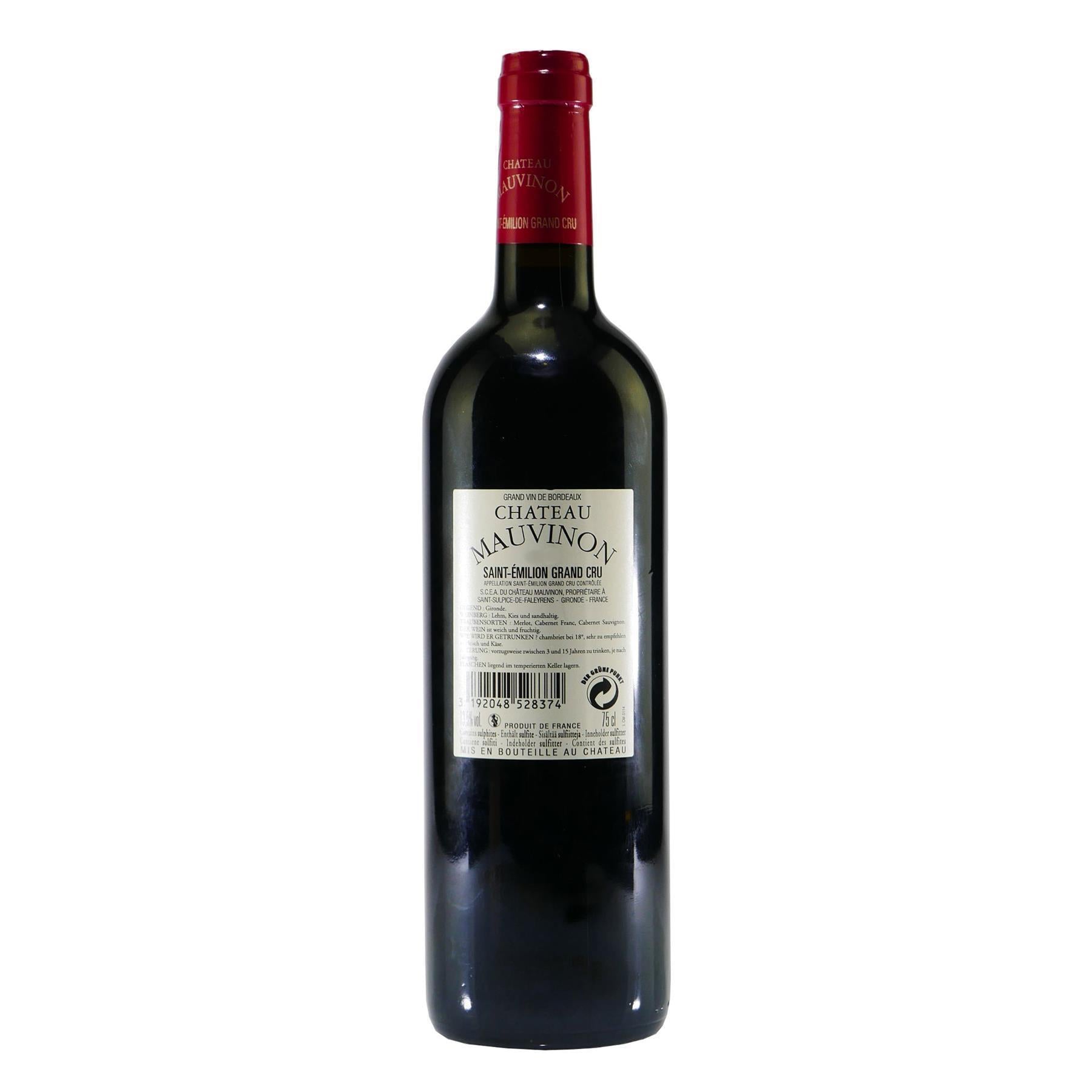 Château Mauvinon Saint-Émilion Grand Cru Bordeaux (6x0,75L)