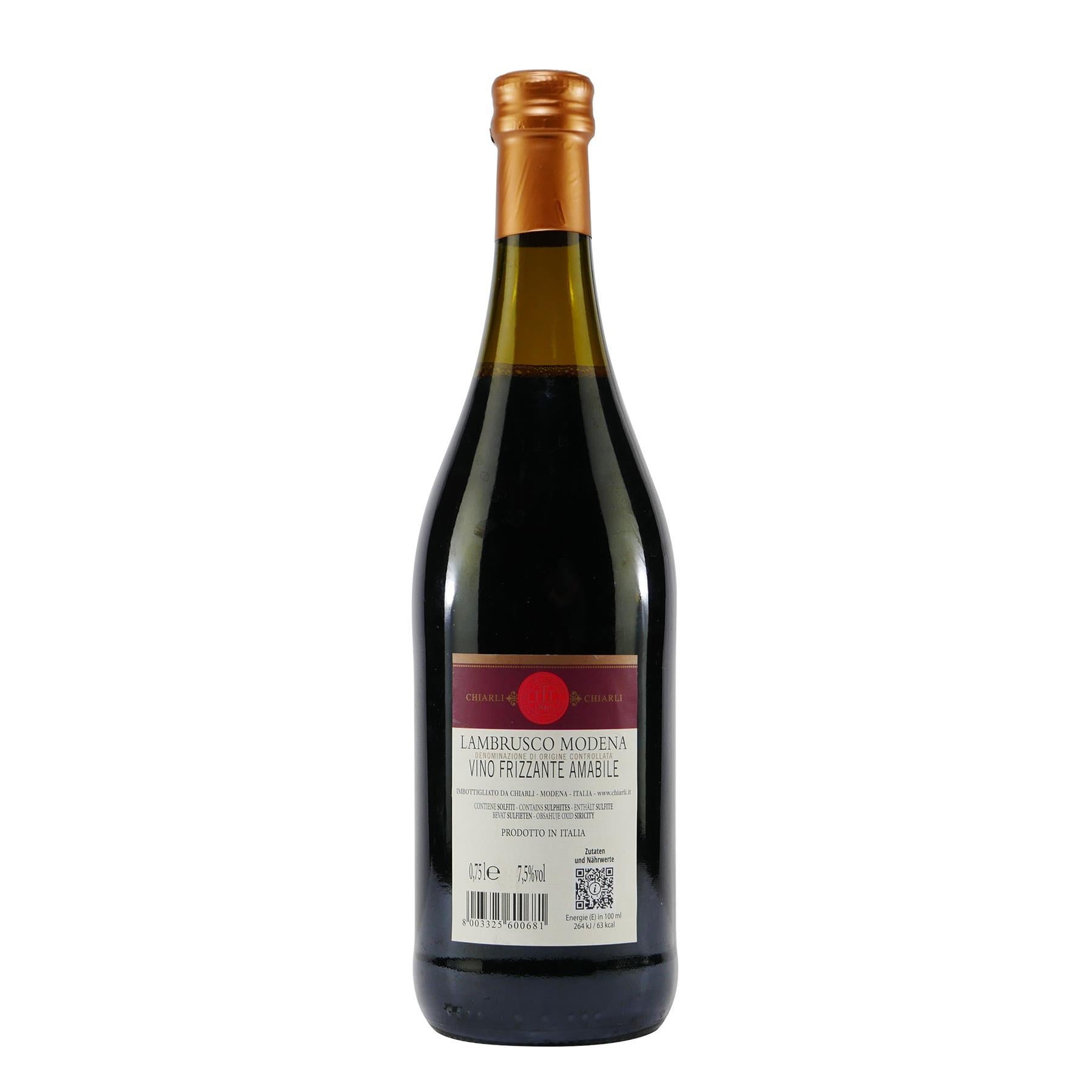 Chiarli Lambrusco Modena DOC -lieblich- (6 x 0,75L)