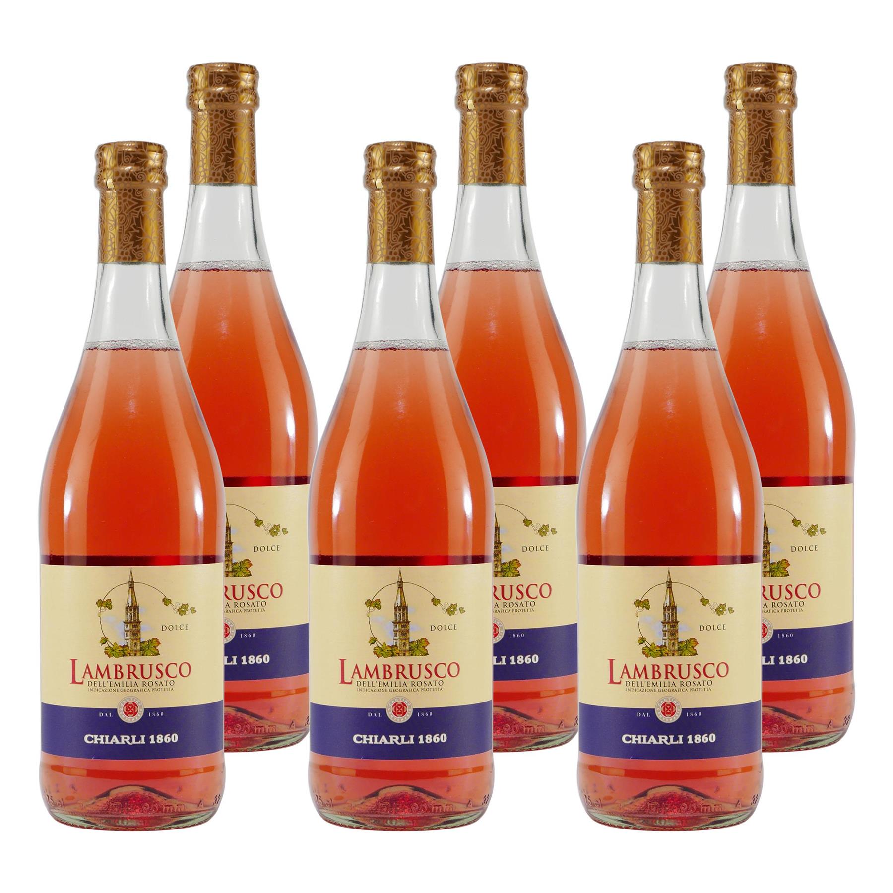 Chiarli Lambrusco Rosato IGP -lieblich- (6 x 0,75L)