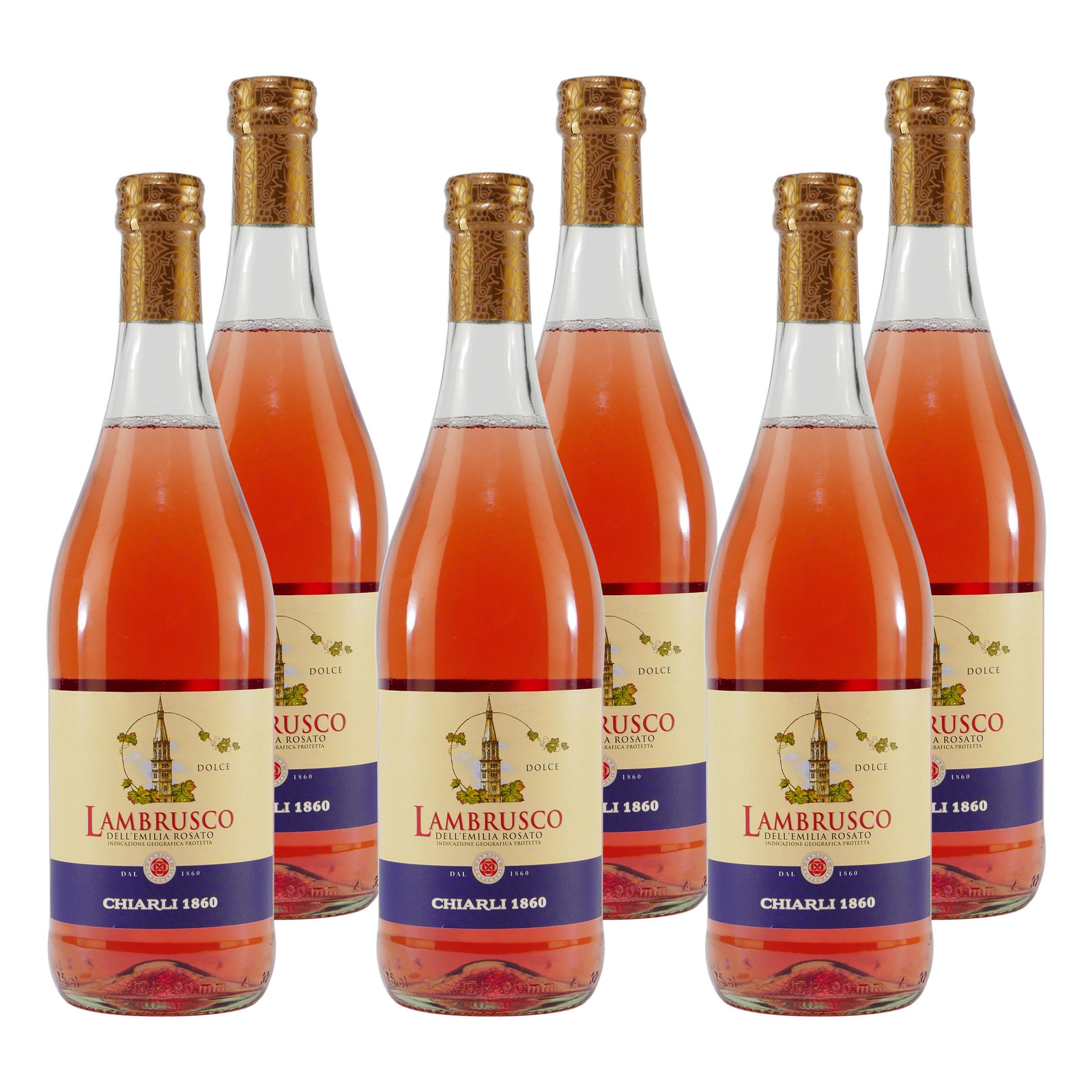 Chiarli Lambrusco Rosato IGP -lieblich- (6 x 0,75L)