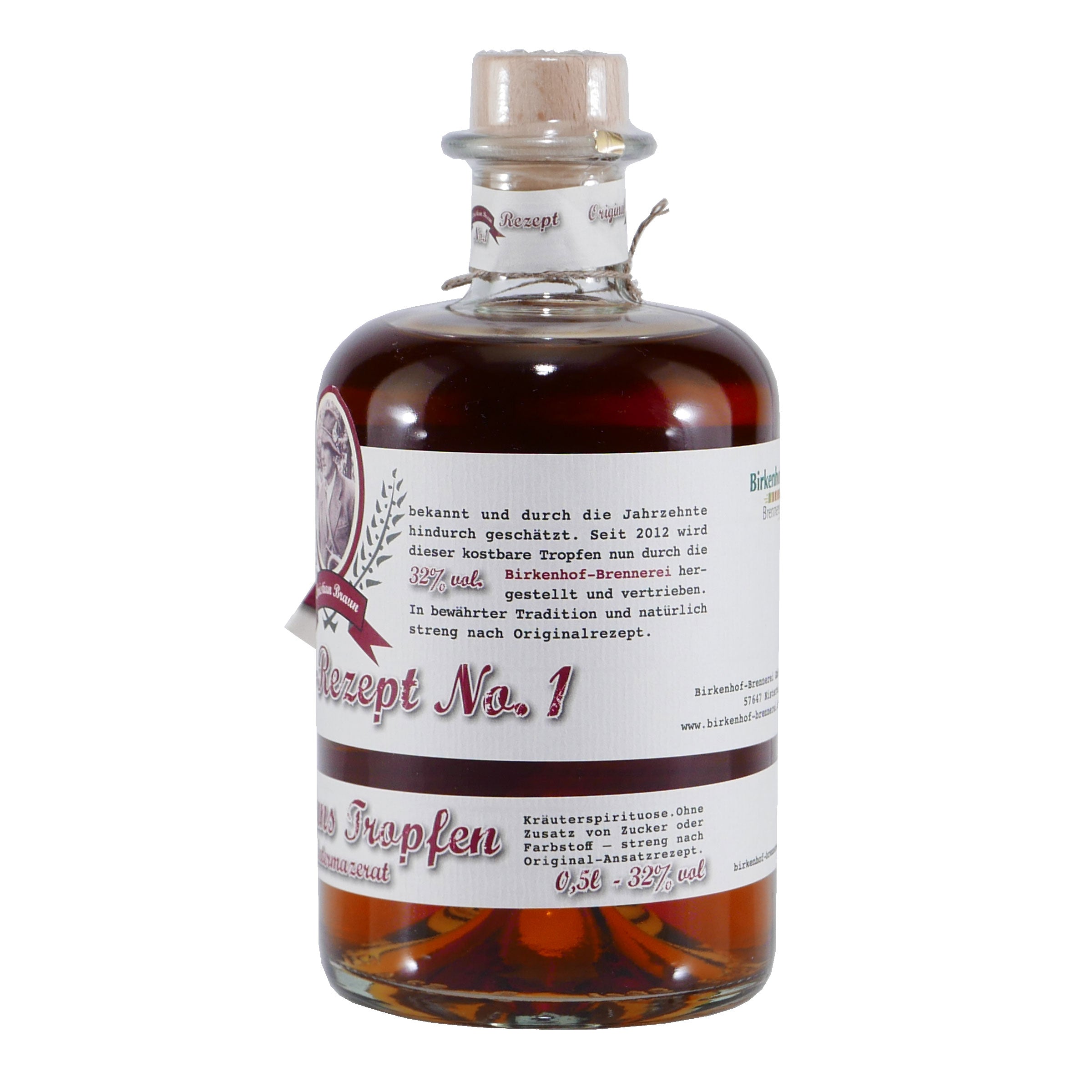 Birkenhof Christians Tropfen mit Geschenk-Holzkiste