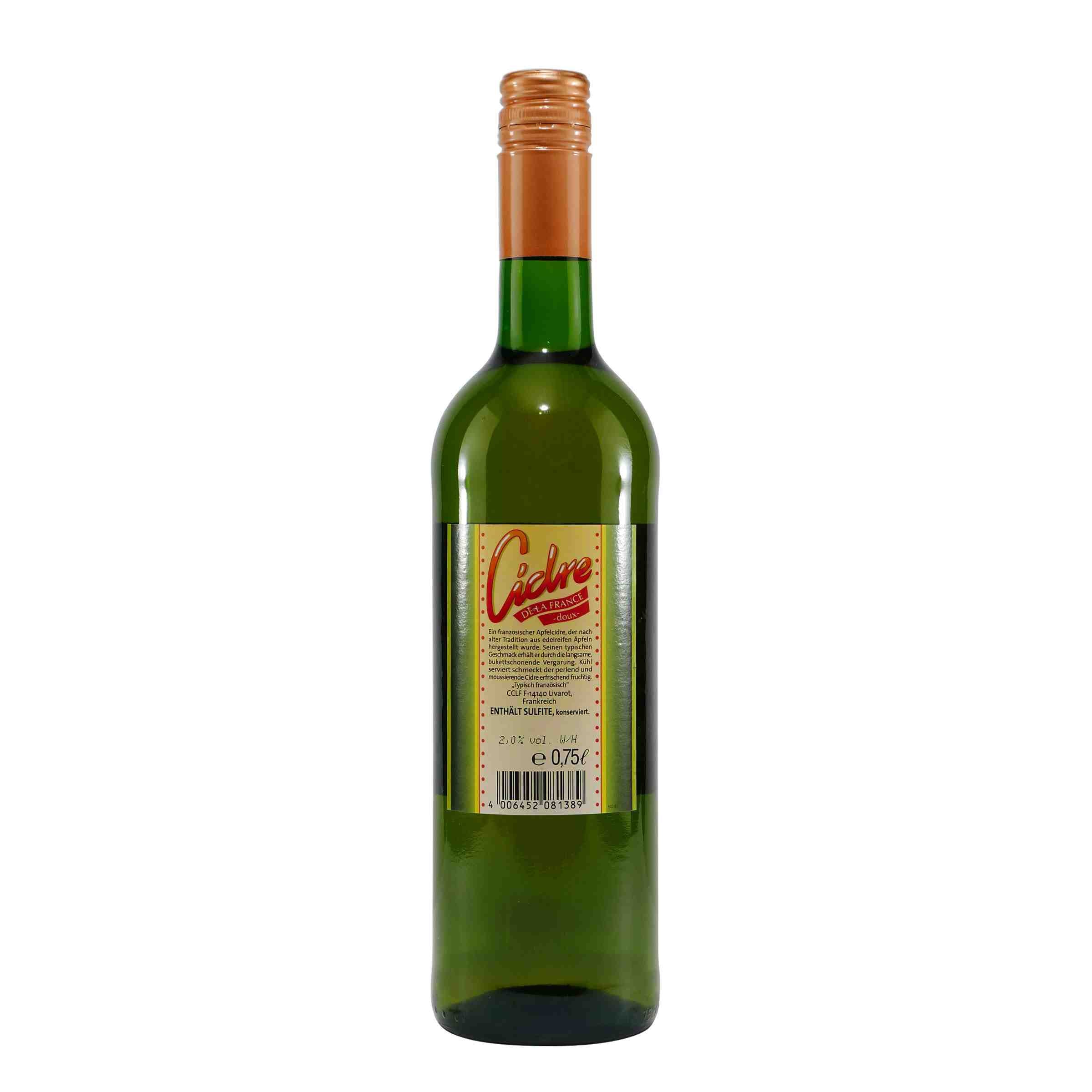 Cidre de la France -doux- Apfelwein (6 x 0,75L)