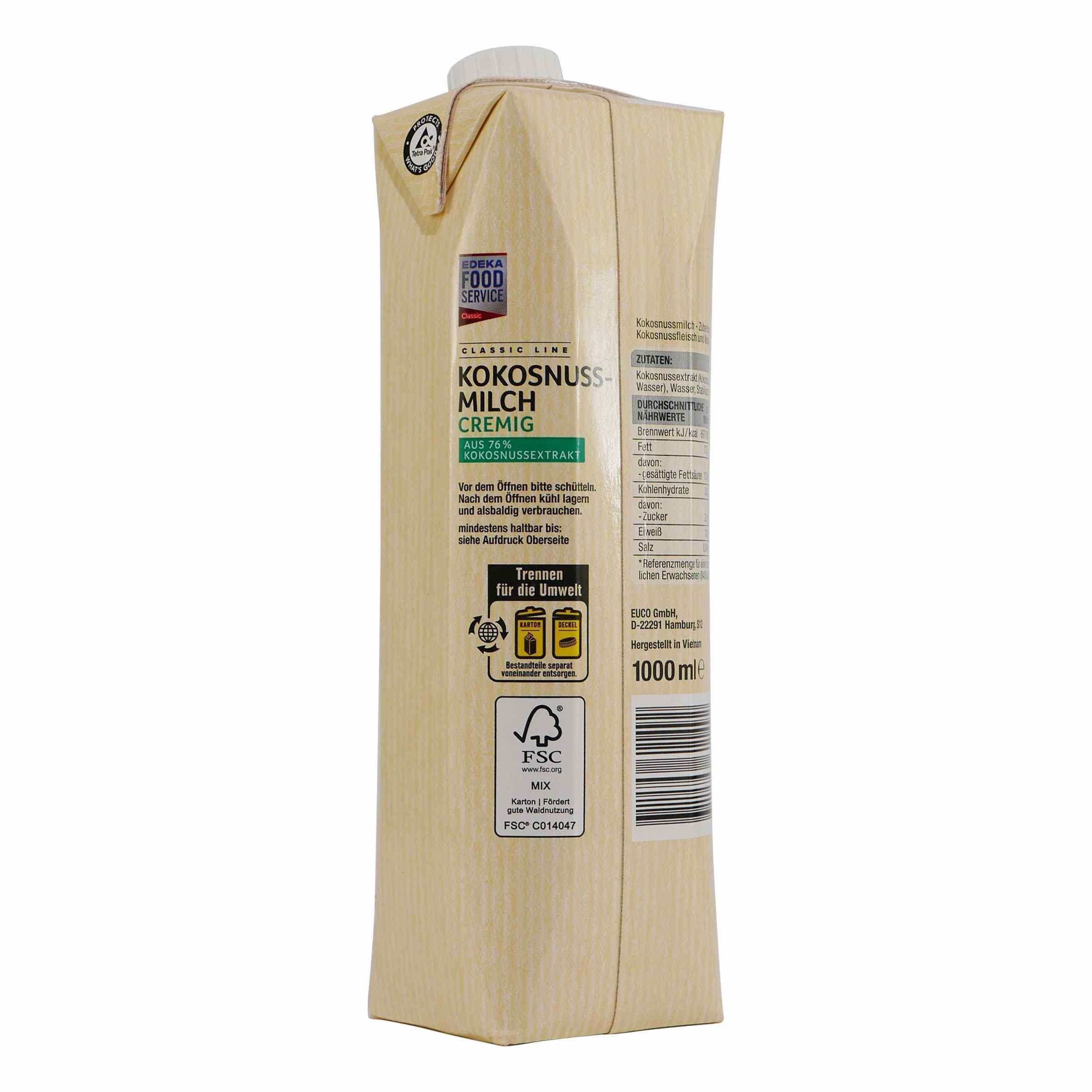 Classic Line Kokosnuss-Milch Cremig (12 x 1,0L)