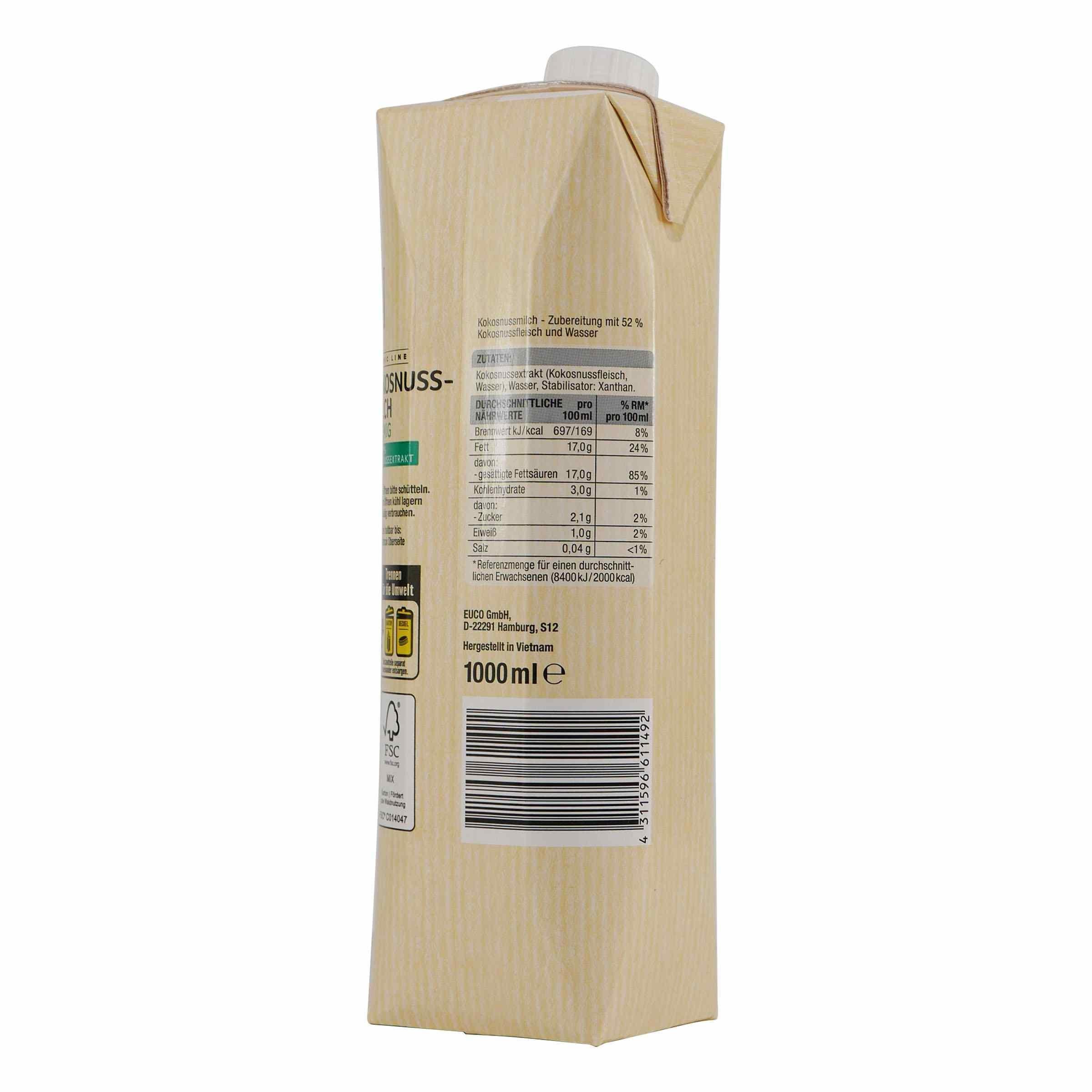 Classic Line Kokosnuss-Milch Cremig (12 x 1,0L)