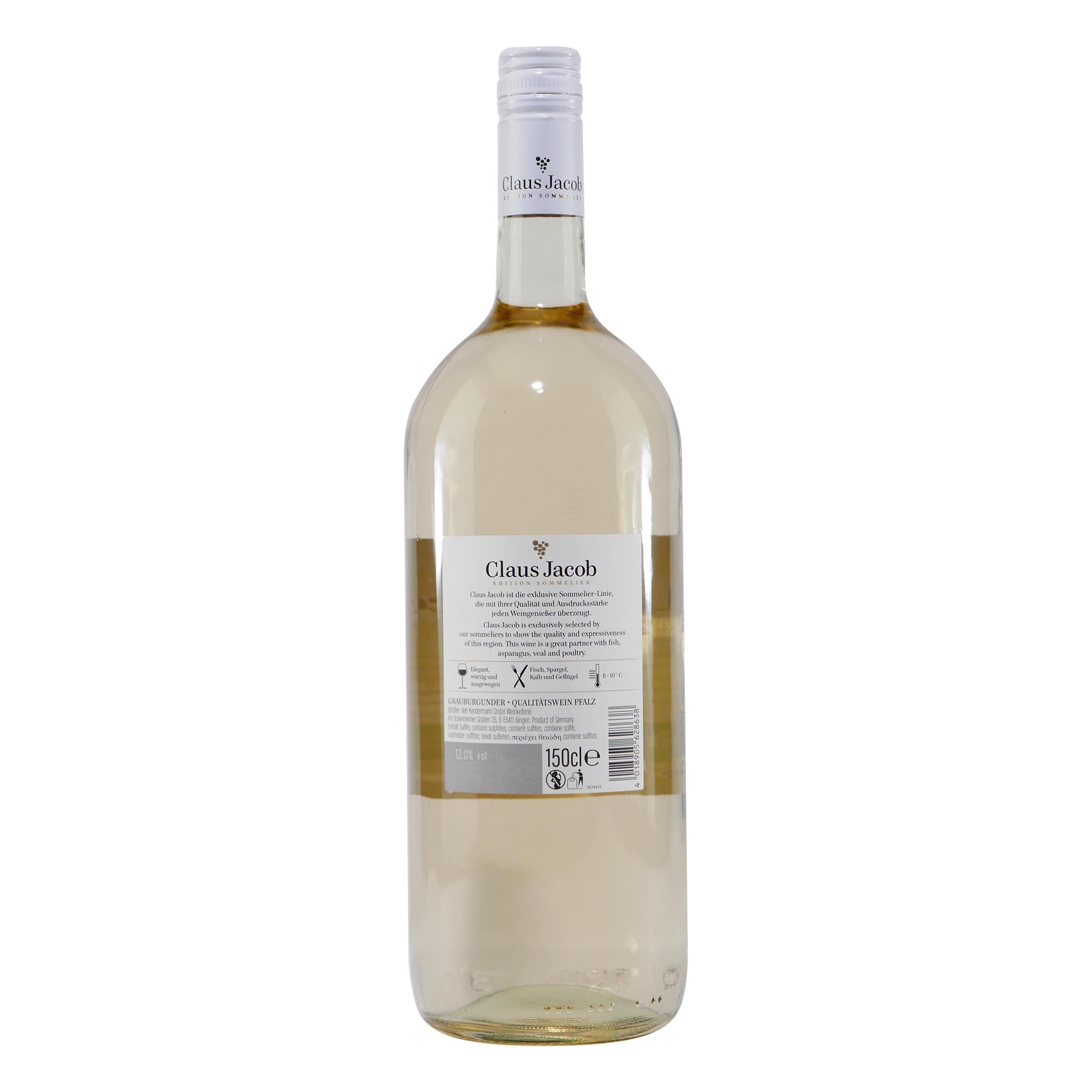 Claus Jacob Grauburgunder -trocken- (6 x 1,5L)