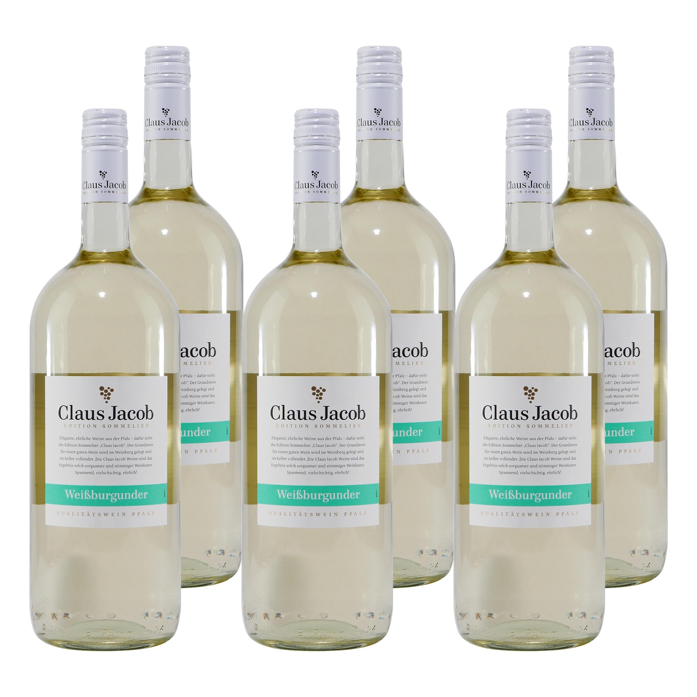 Claus Jacob Weißburgunder -trocken- (6 x 1,5L)