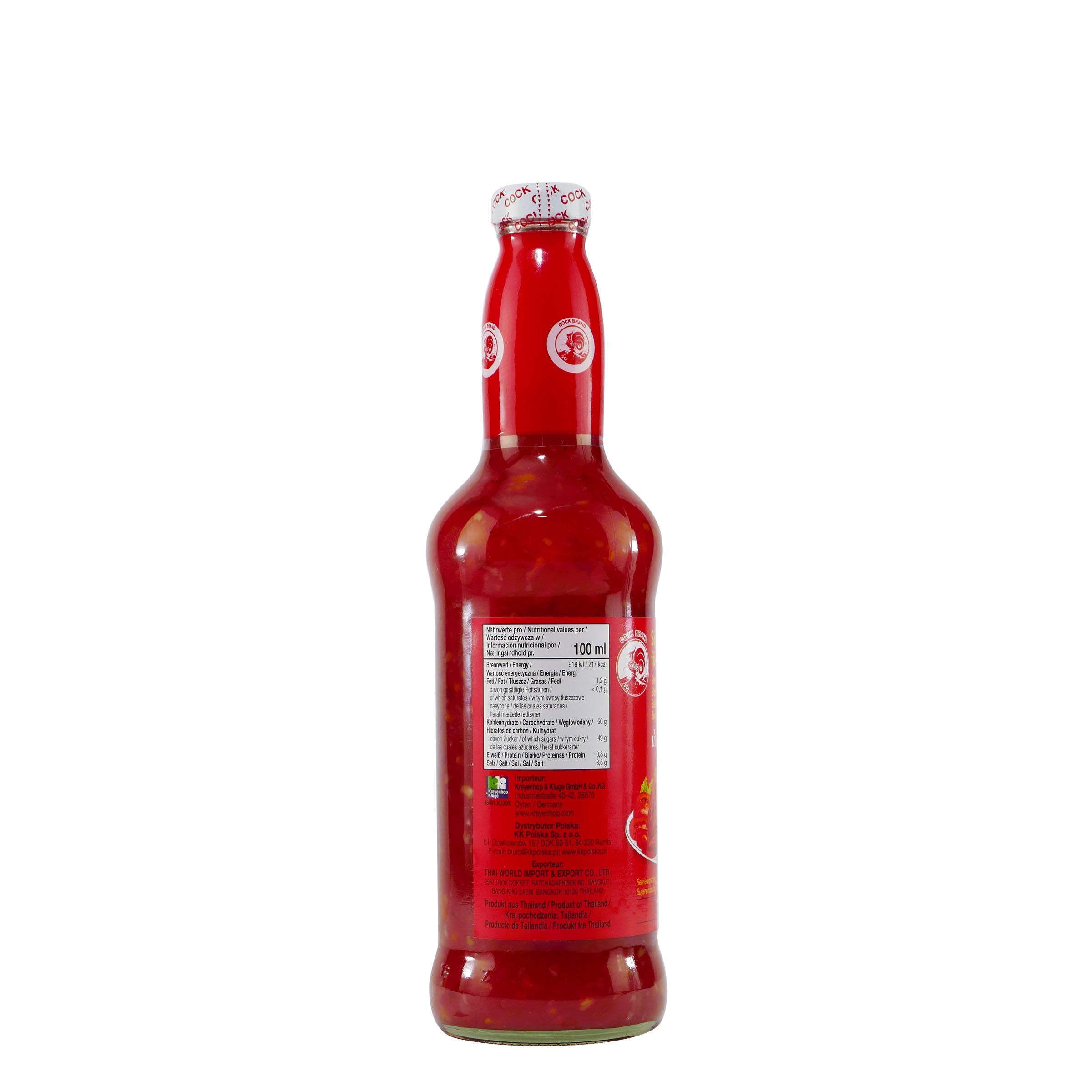 Cock Brand Süße Chilisauce -pikant- (12 x 0,65L)