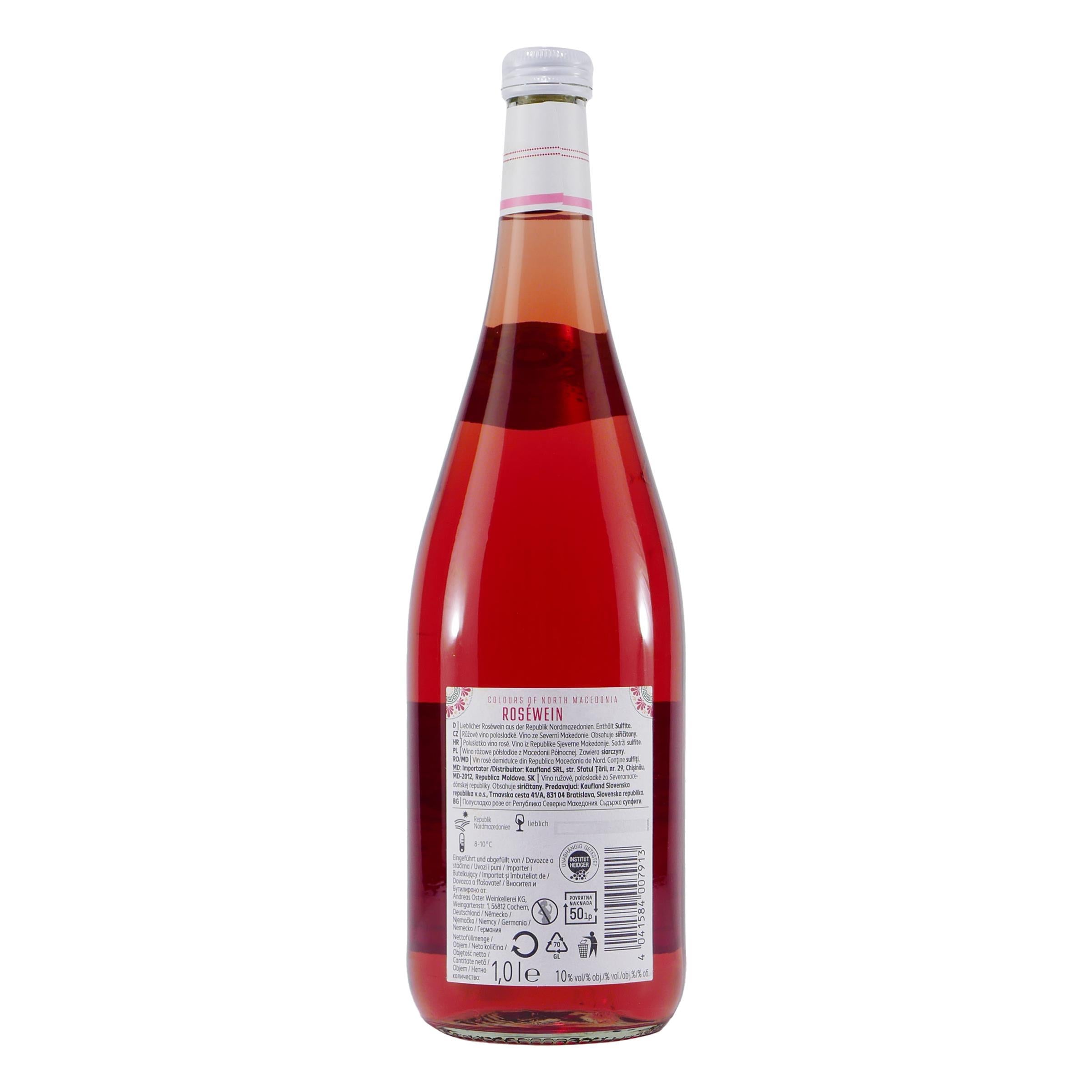 Mazedonischer Roséwein -lieblich- (6 x 1,0L)