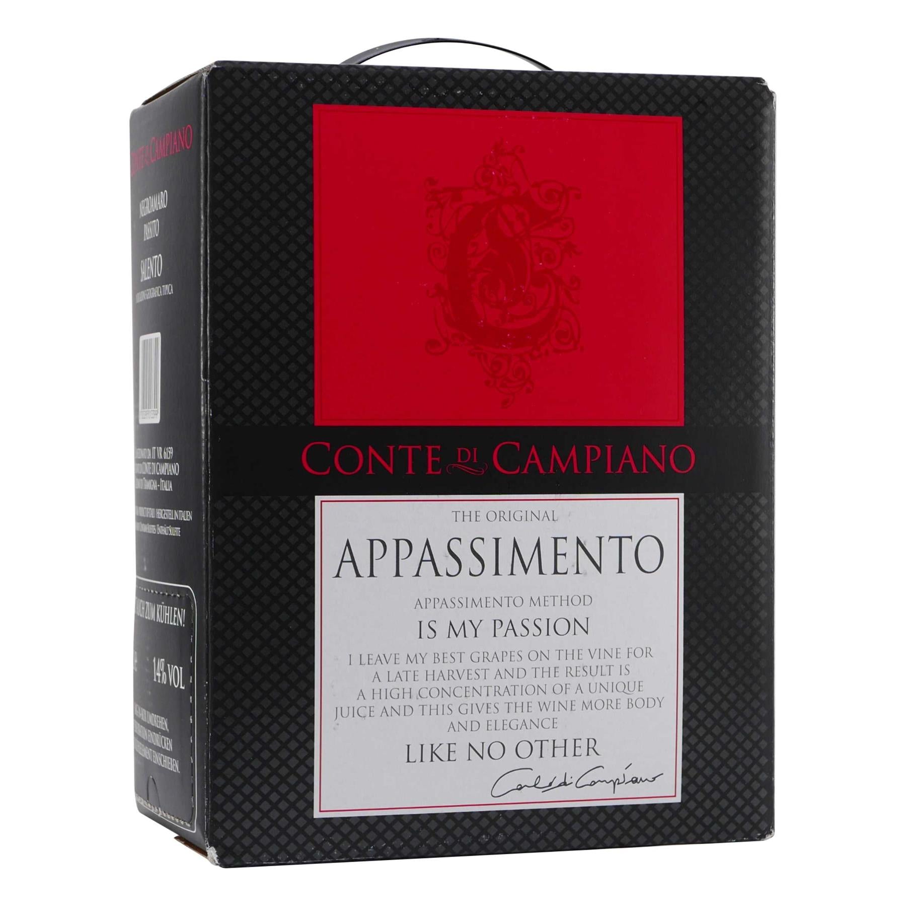 Conte di Campiano Appassimento IGT -halbtrocken- 5,0L BIB