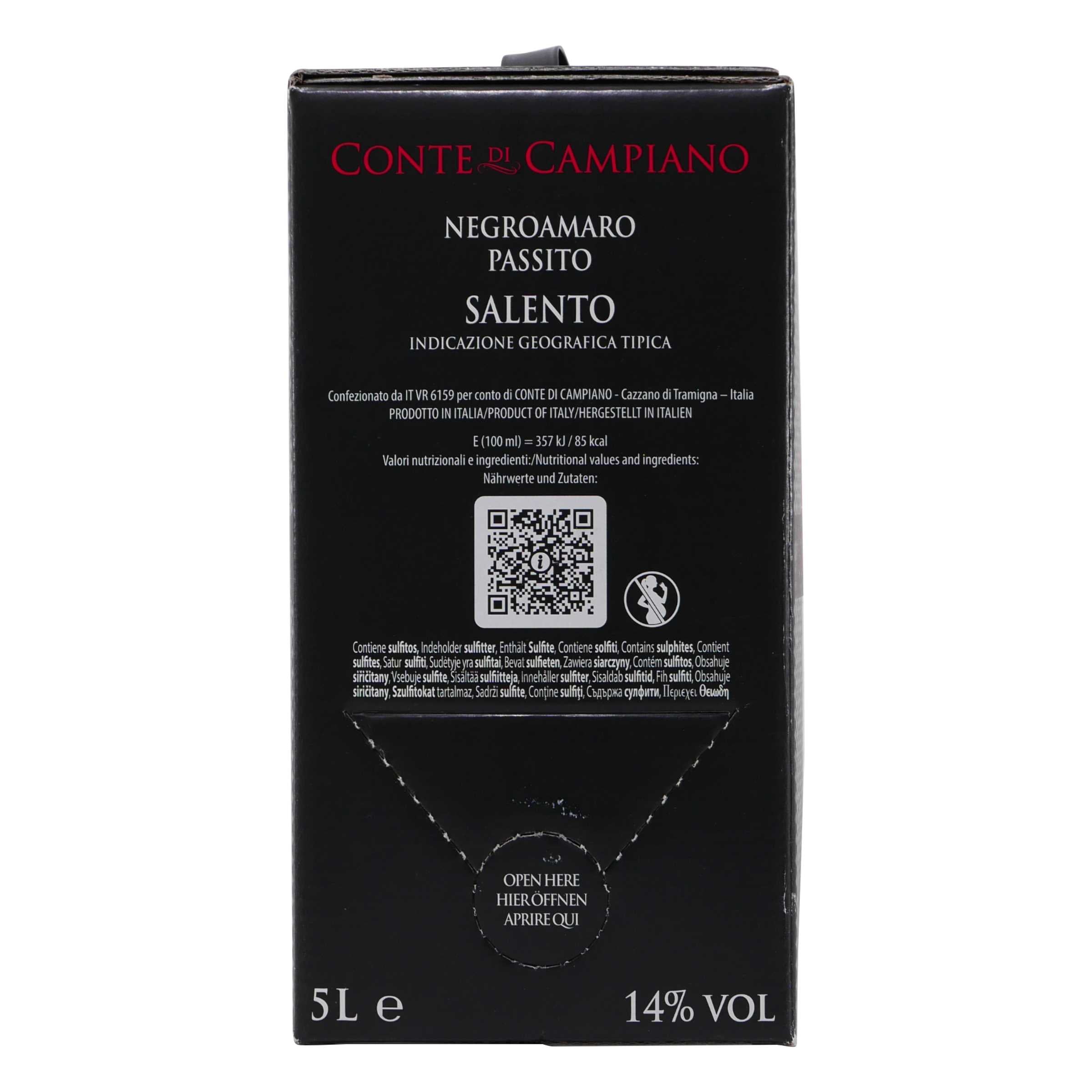 Conte di Campiano Appassimento IGT -halbtrocken- 5,0L BIB