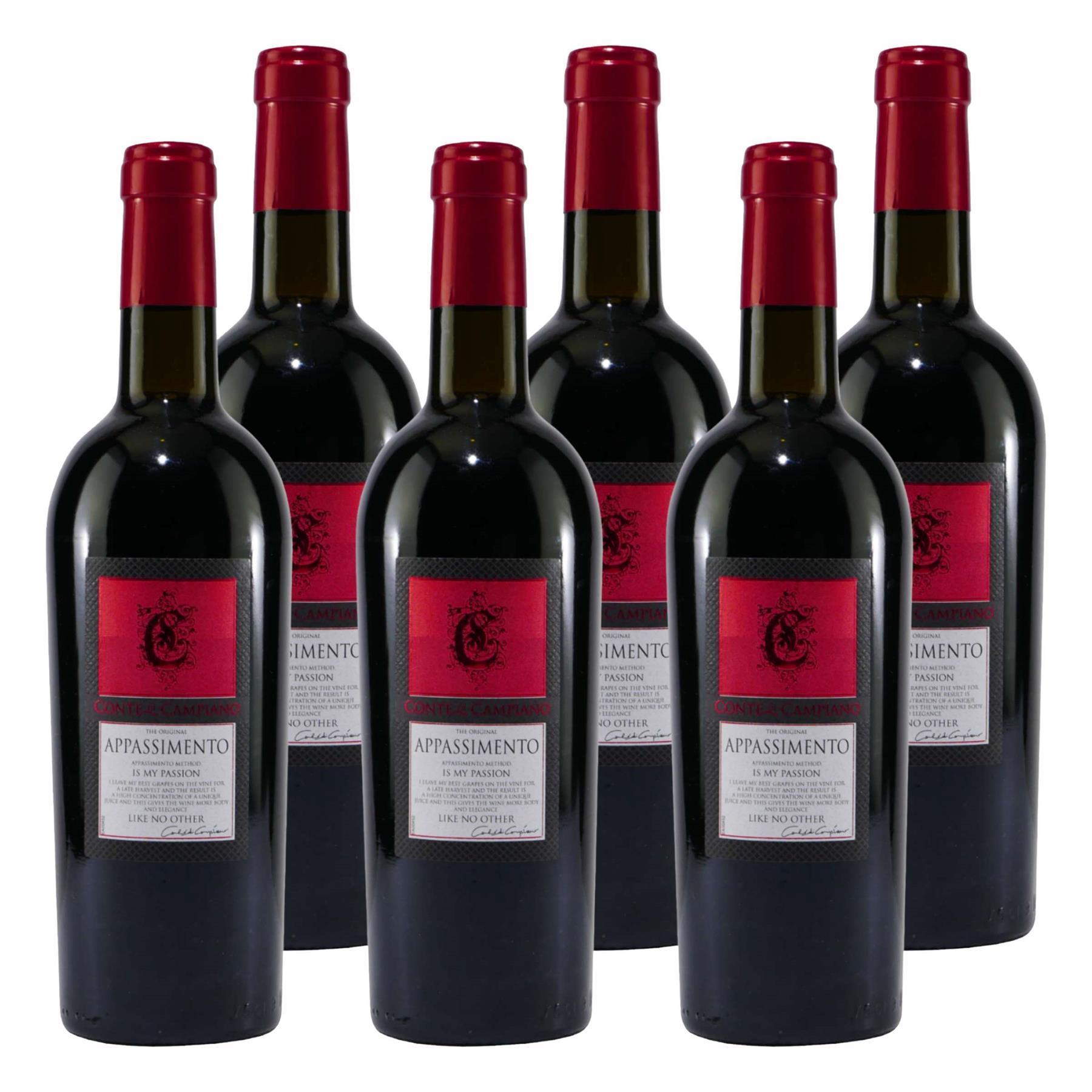 Conte di Campiano Negroamaro Passito IGT -trocken- (6 x 0,75L)