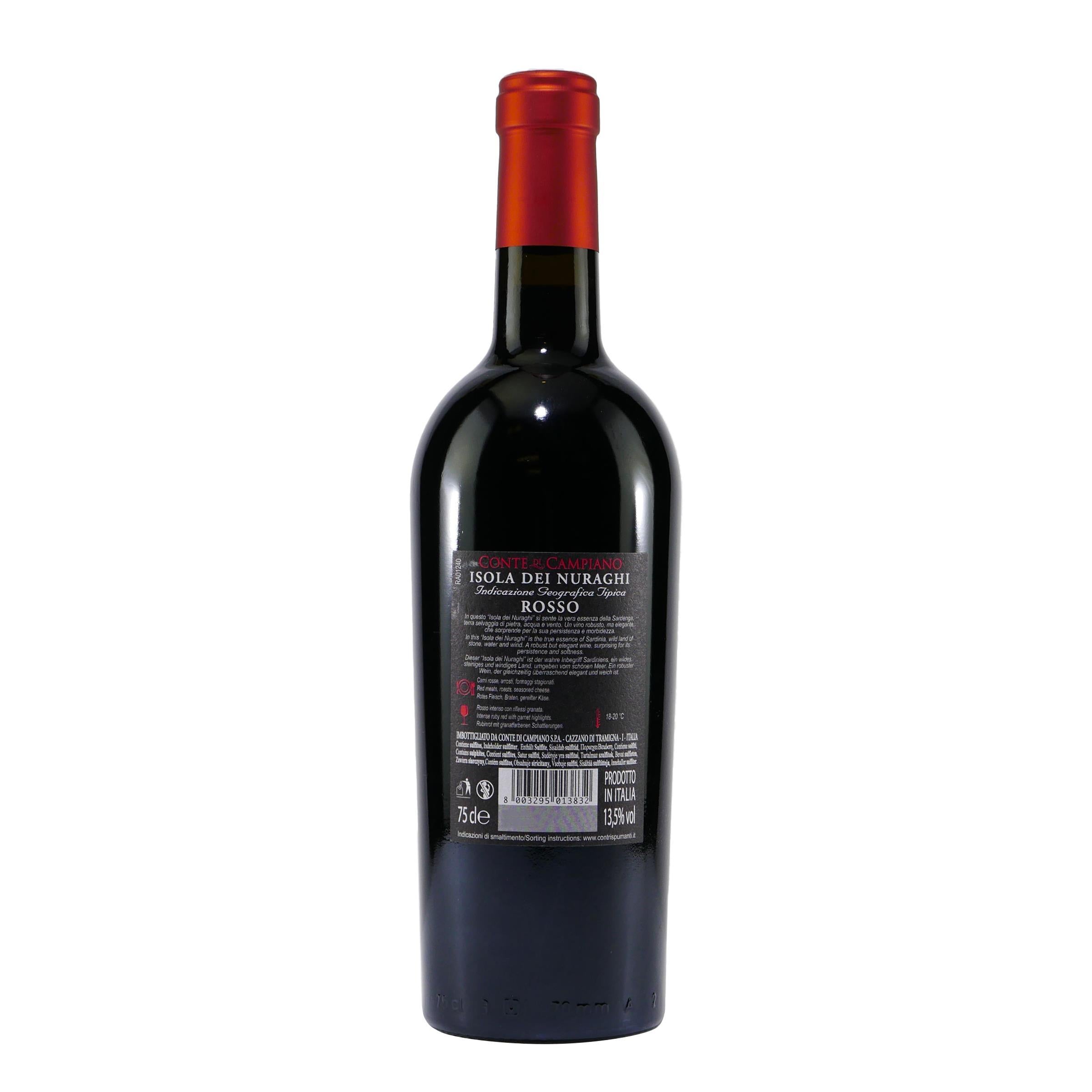 Conte di Campiano Isola dei Nuraghi Rosso (6 x 0,75L)
