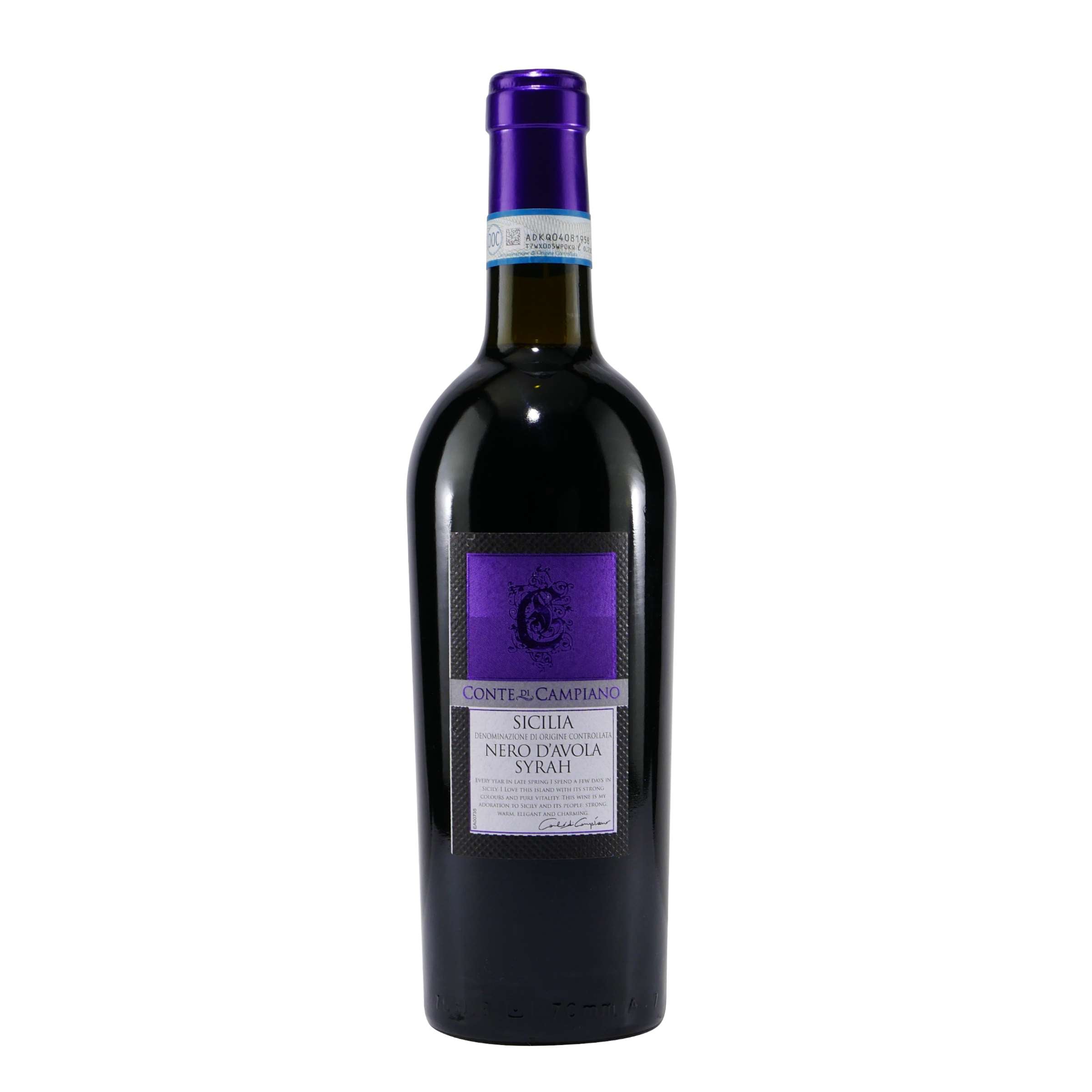 Conte di Campiano Nero d'Avola Syrah IGT -trocken- (6 x 0,75L)
