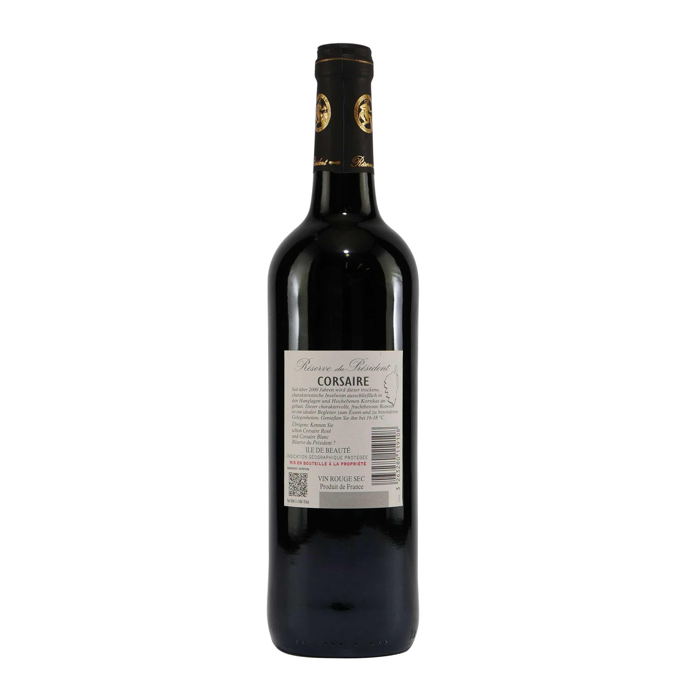 Corsaire Réserve du Président Rouge -trocken- (6 x 0,75L)