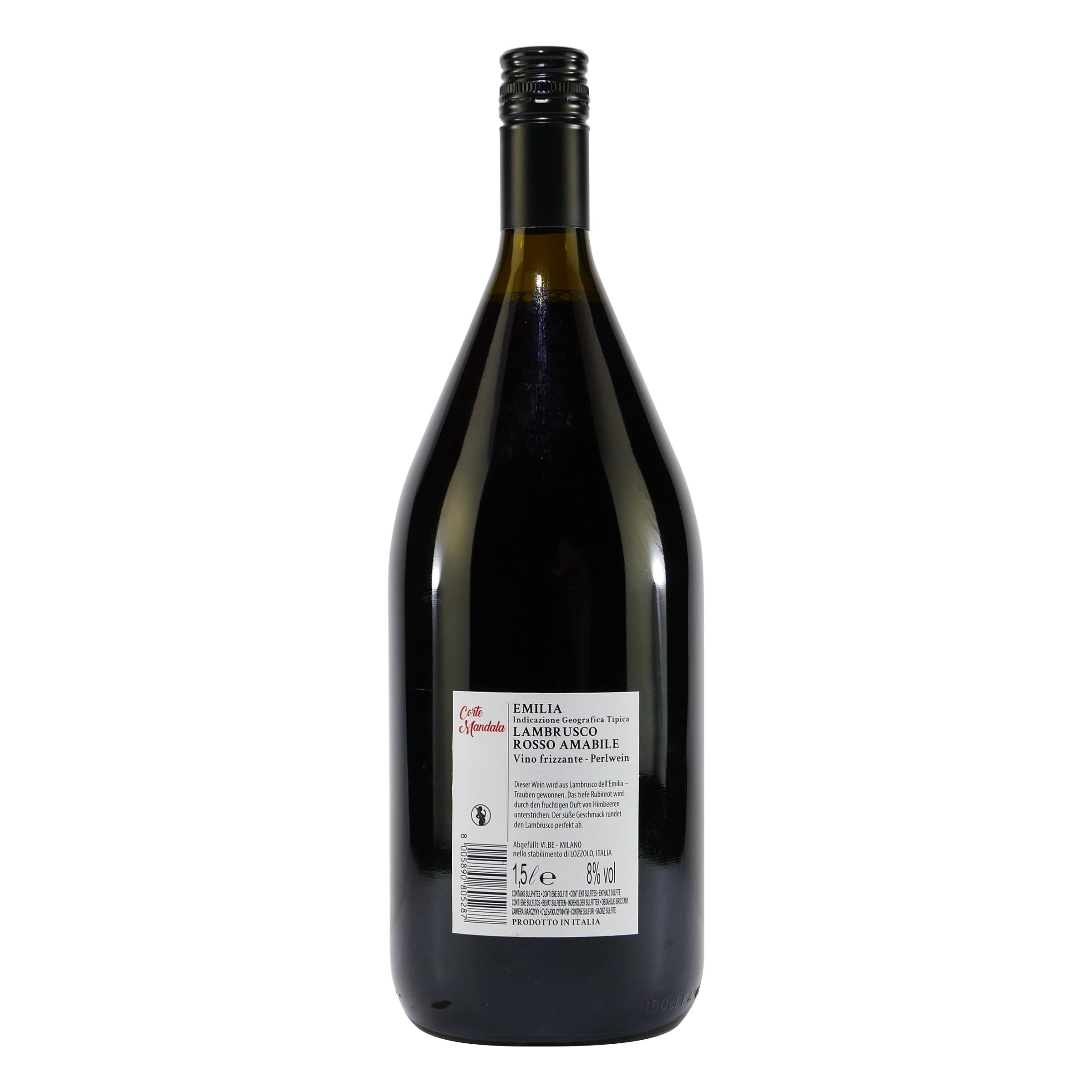 Corte Mandala Lambrusco Rosso -lieblich- (6 x 1,5L)