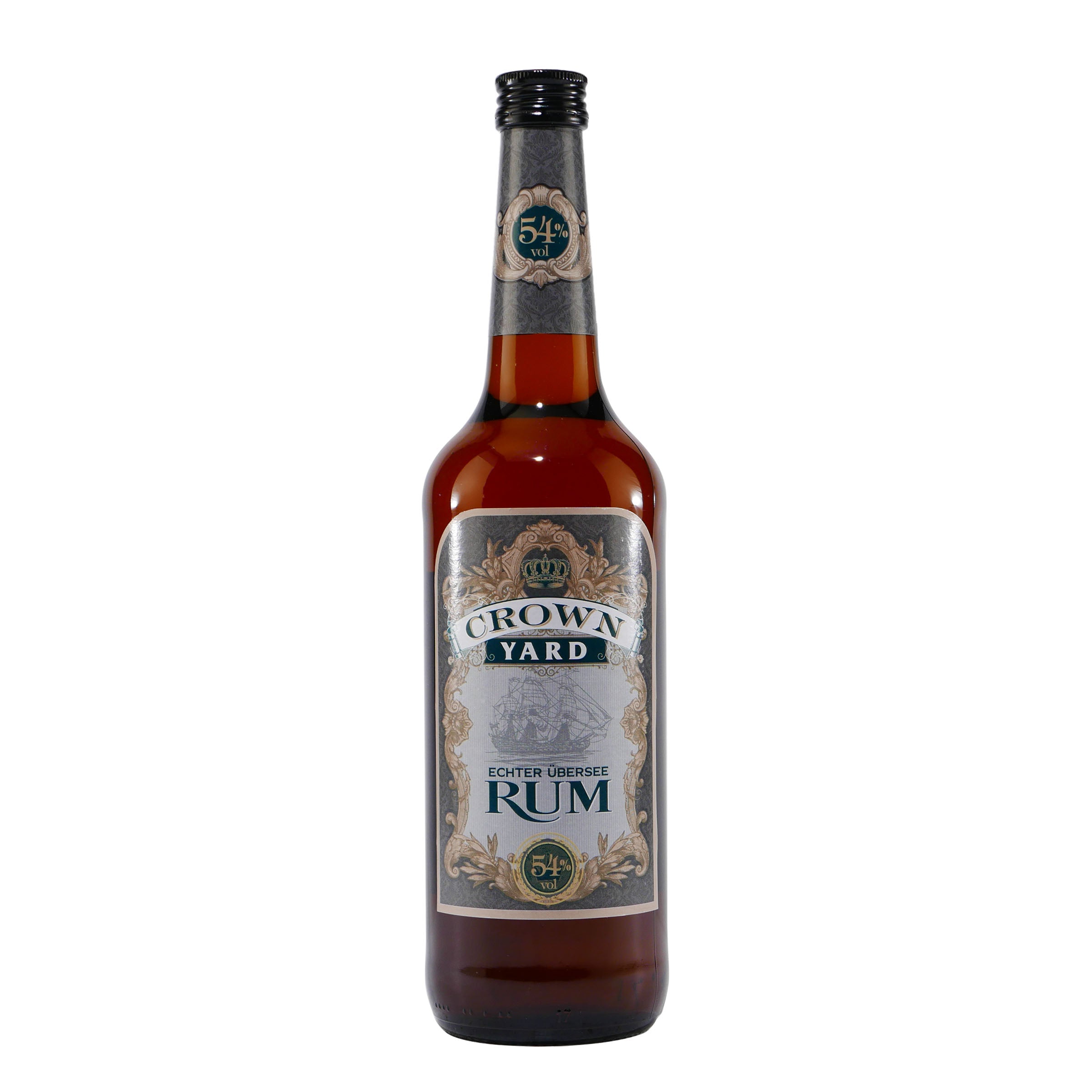 Crown Yard Übersee Rum 54% Vol. mit Geschenk-HK