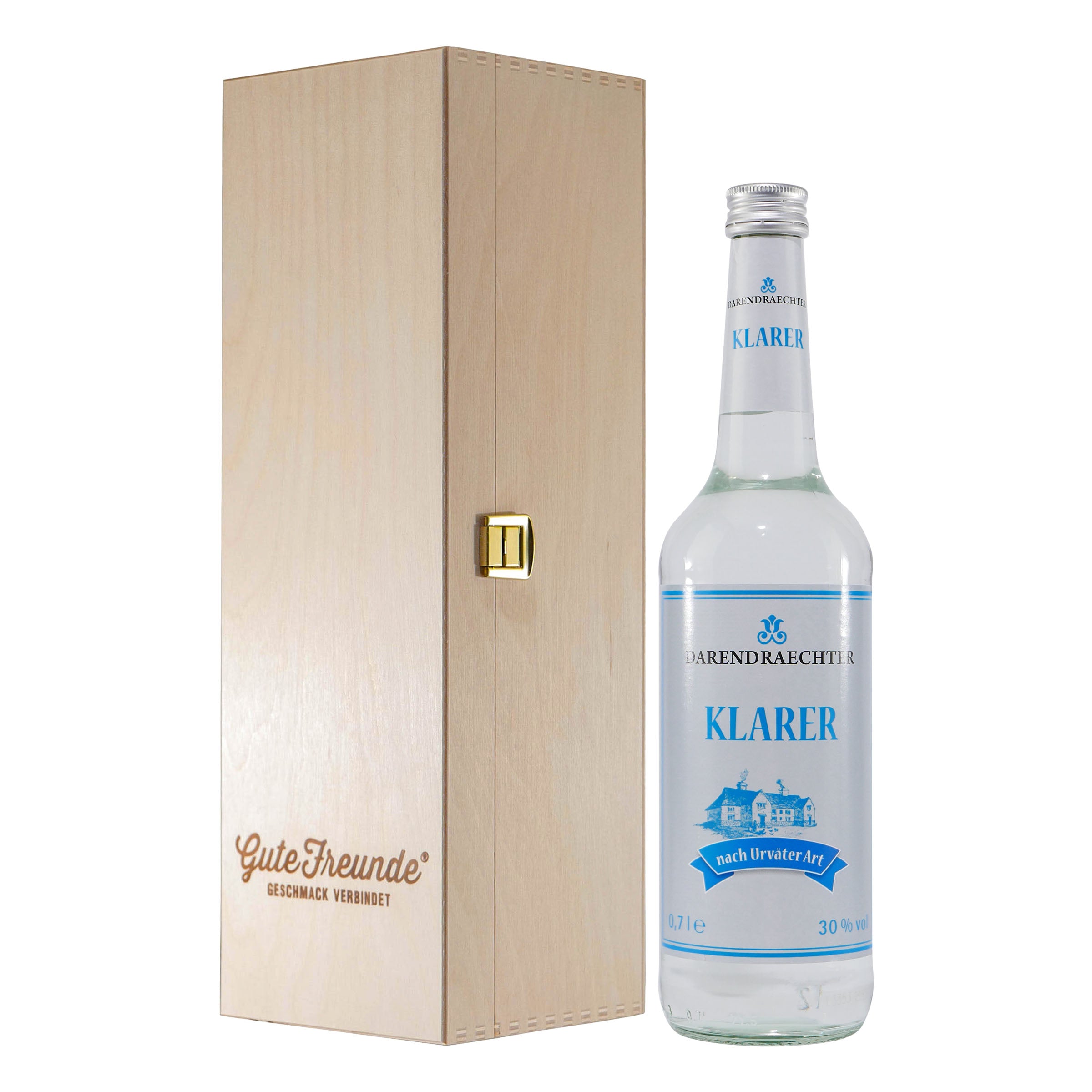 Darendrächter Klarer mit Geschenk-Holzkiste