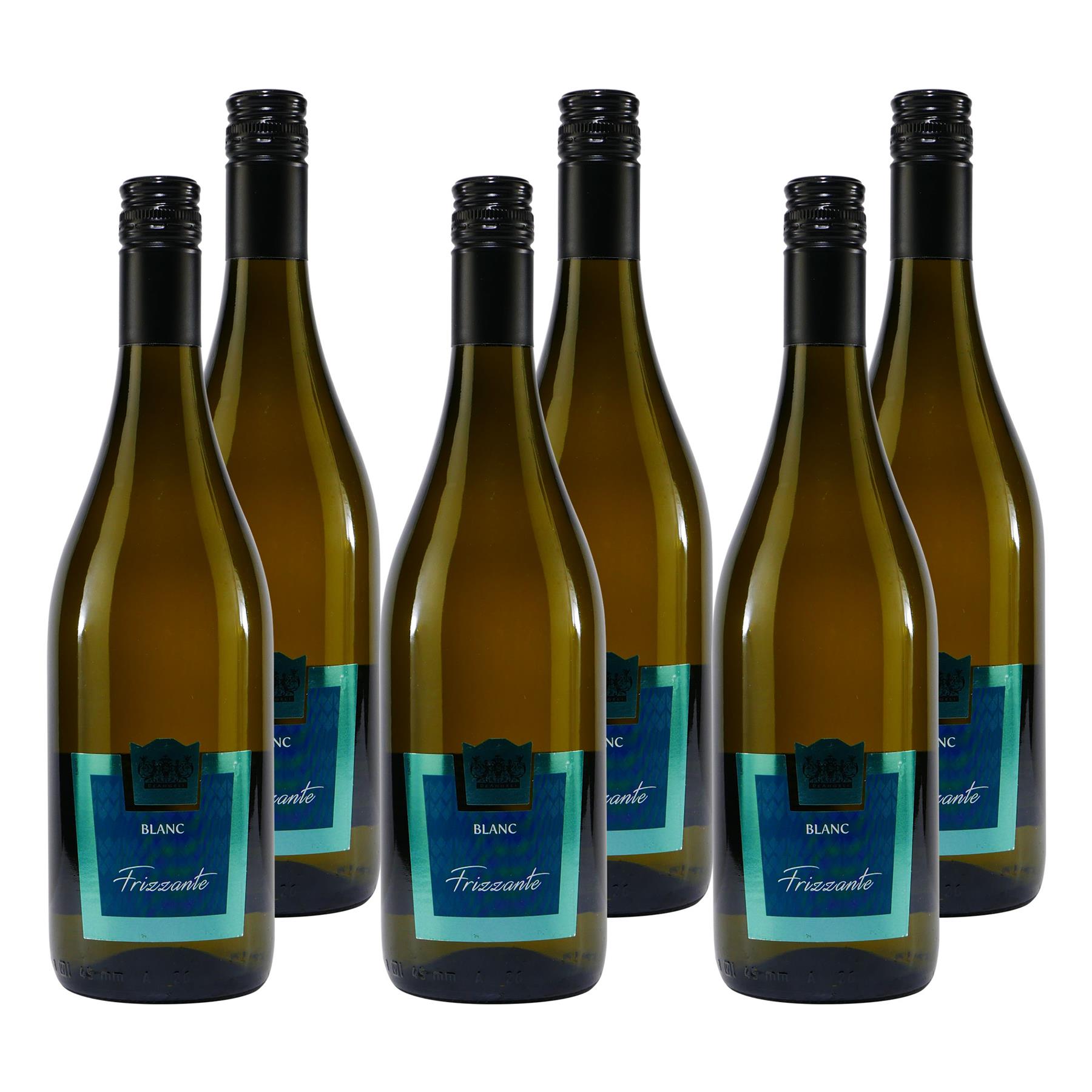 De Angeli Vino Frizzante Bianco Secco -trocken- (6 x 0,75L)