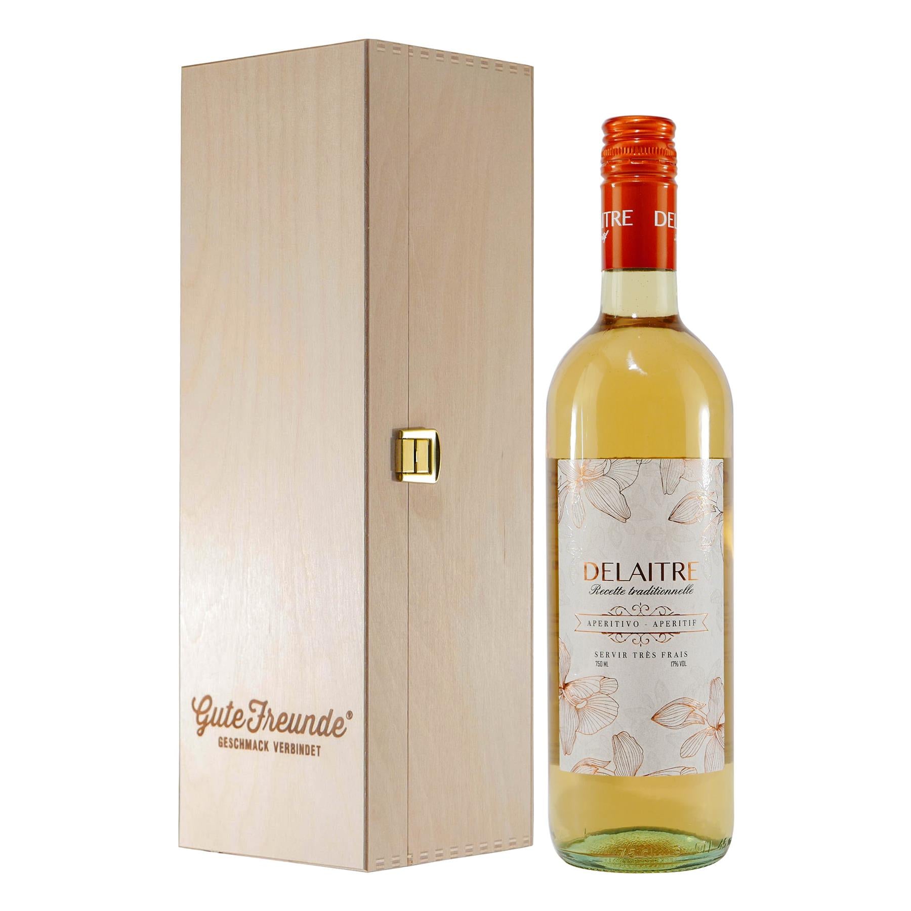 Delaitre Aperitivo mit Geschenk-Holzkiste