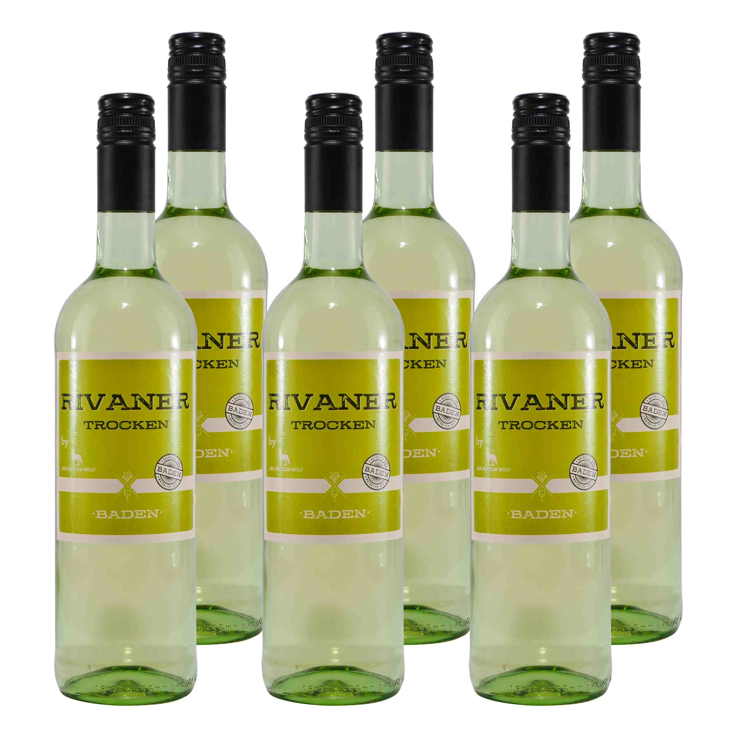 Weinland Rivaner Baden QbA -trocken- (6 x 0,75L)