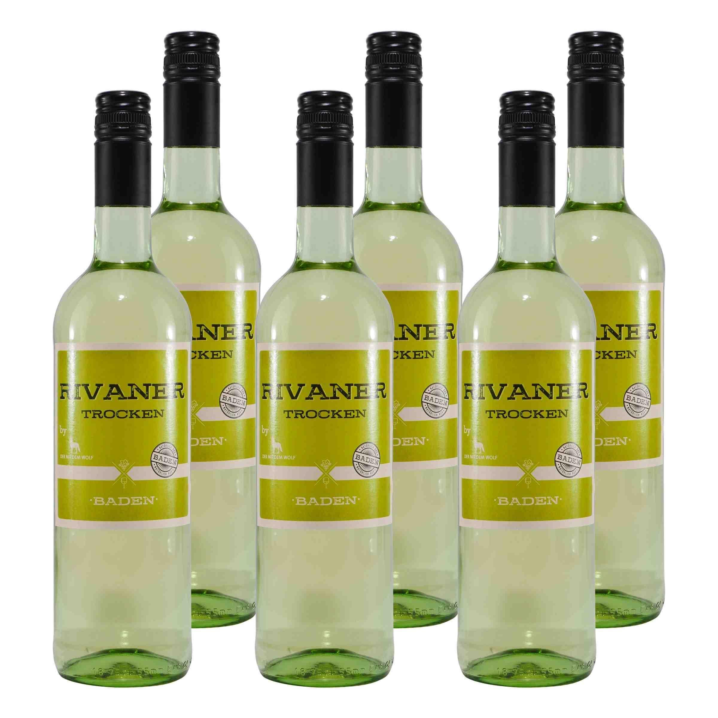 Weinland Rivaner Baden QbA -trocken- (6 x 0,75L)