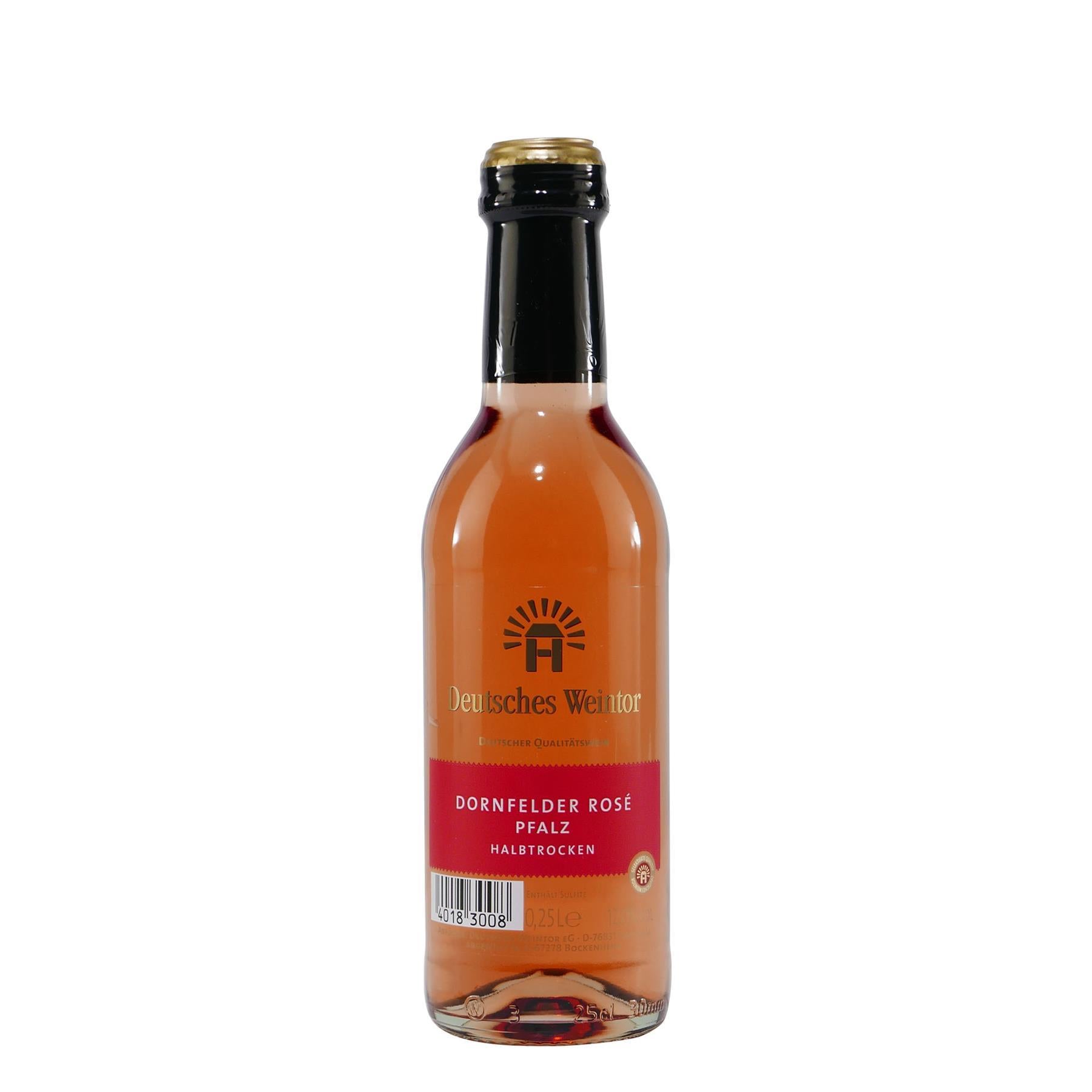 Deutsches Weintor Dornfelder Rosé -halbtrocken- (6 x 0,25L)