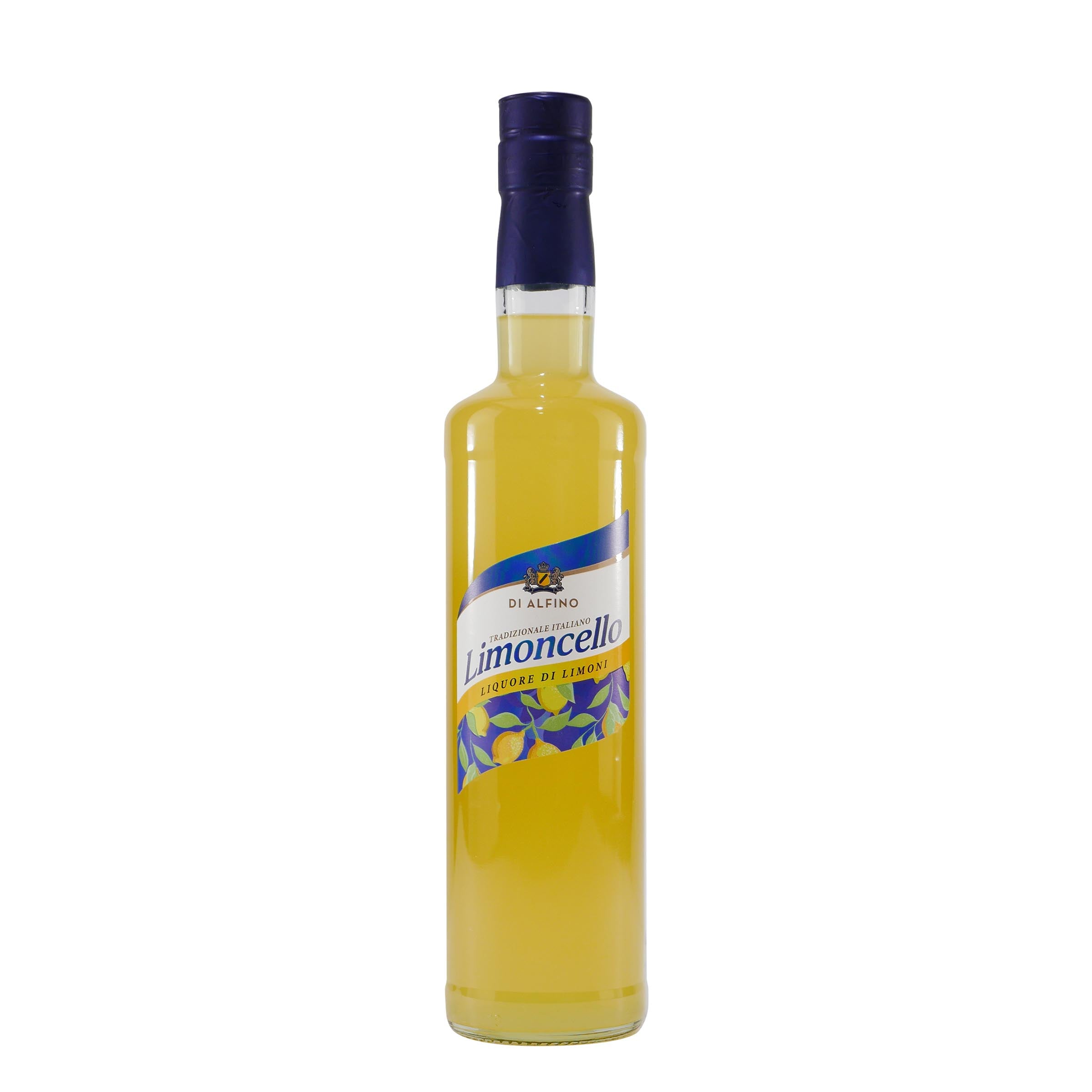 Di Alfino Limoncello Liquore mit Geschenk-Holzkiste