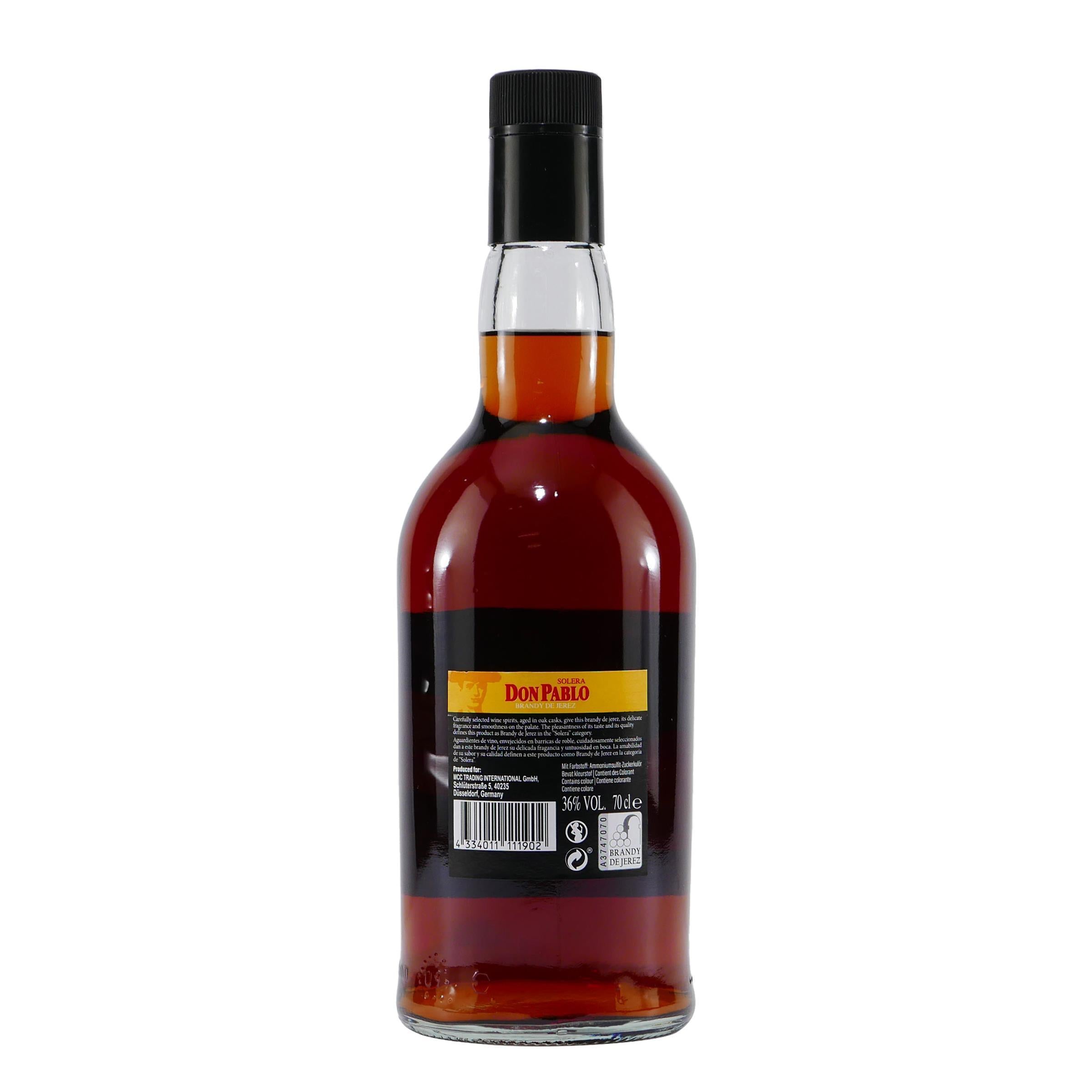 Don Pablo Brandy Solero mit Geschenk-Holzkiste