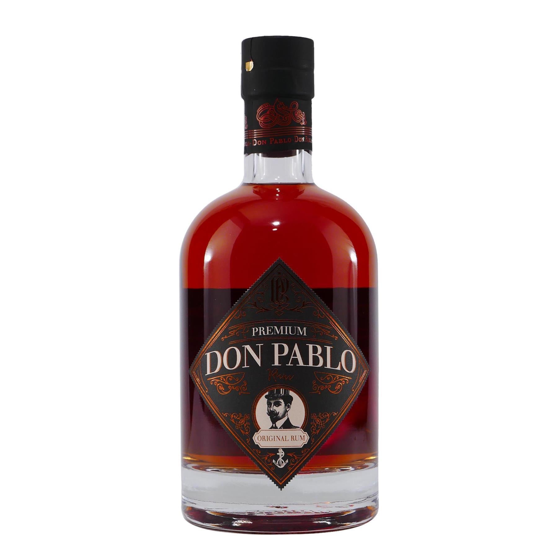 Don Pablo Original Rum mit Geschenk-Holzkiste